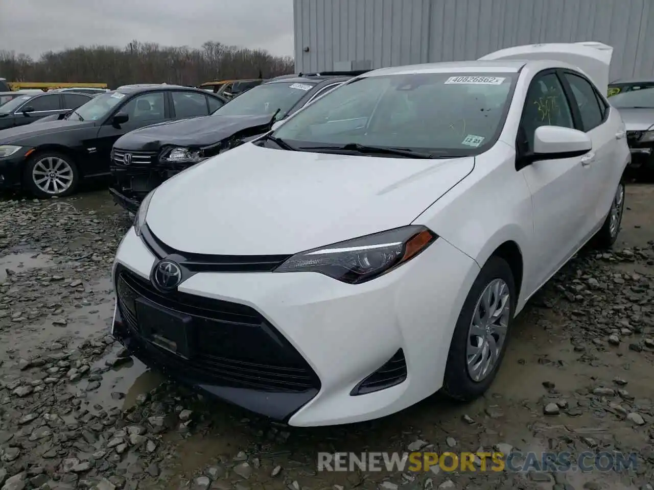 2 Photograph of a damaged car 2T1BURHE4KC207372 TOYOTA COROLLA 2019