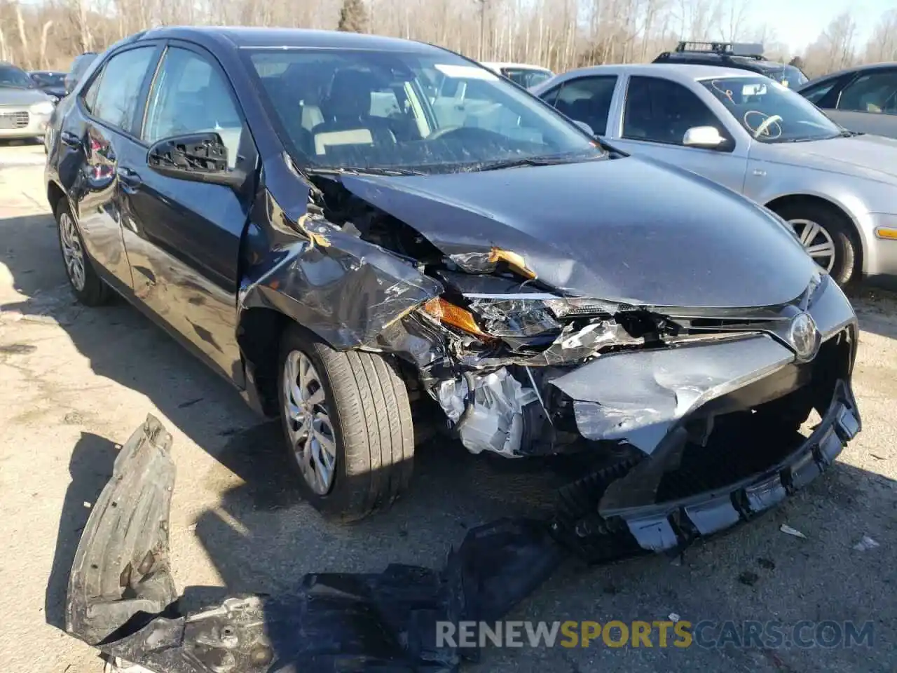 1 Photograph of a damaged car 2T1BURHE4KC207985 TOYOTA COROLLA 2019