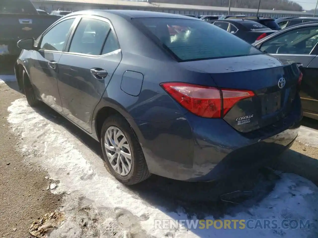 3 Photograph of a damaged car 2T1BURHE4KC207985 TOYOTA COROLLA 2019