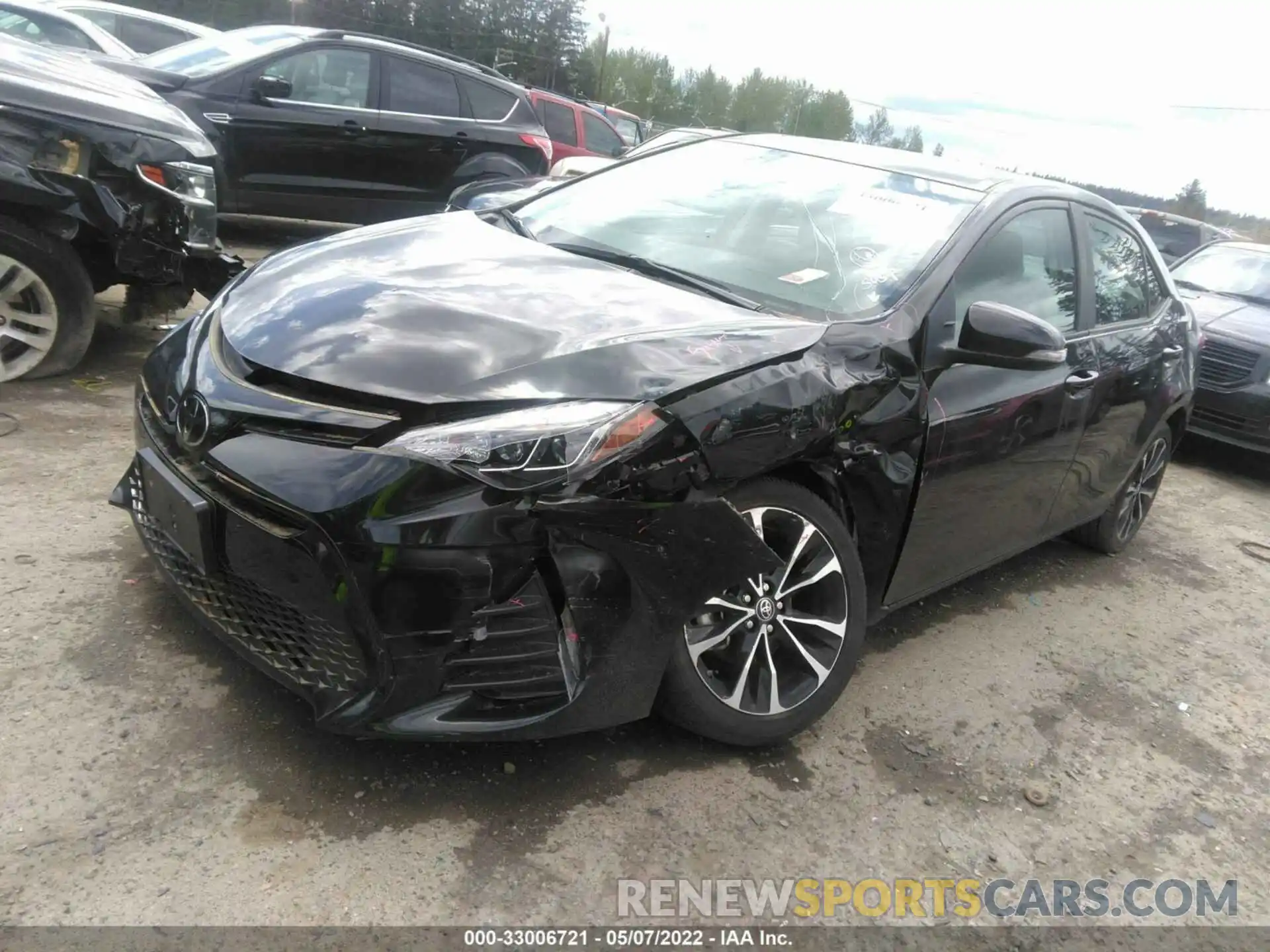 2 Photograph of a damaged car 2T1BURHE4KC208067 TOYOTA COROLLA 2019