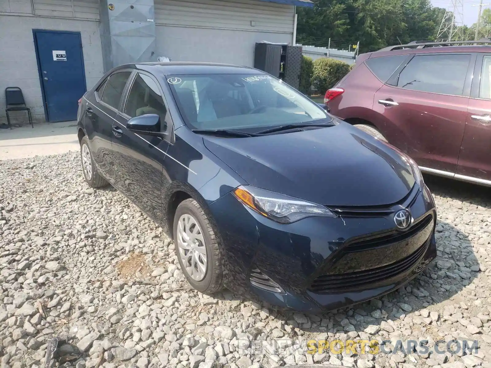 1 Photograph of a damaged car 2T1BURHE4KC208540 TOYOTA COROLLA 2019