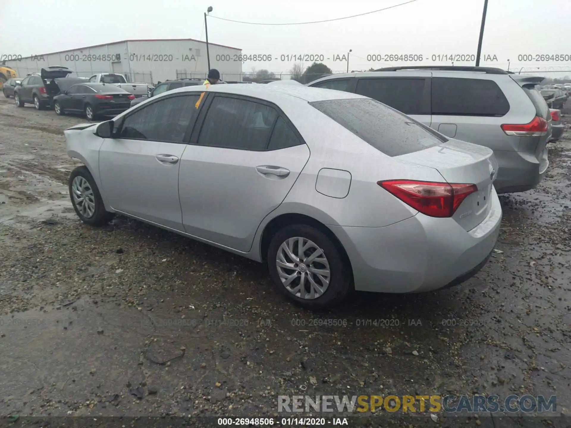 3 Photograph of a damaged car 2T1BURHE4KC209185 TOYOTA COROLLA 2019