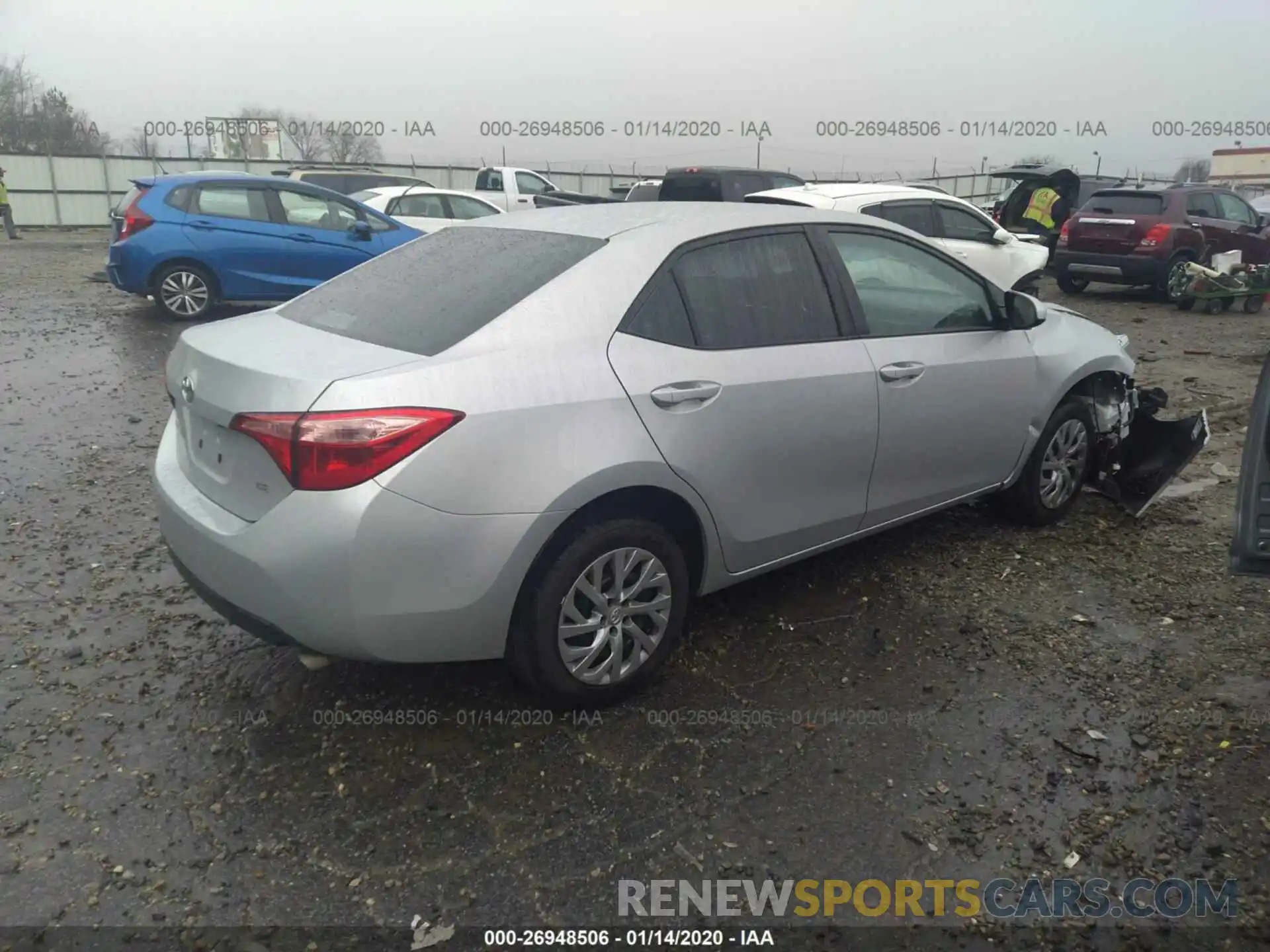 4 Photograph of a damaged car 2T1BURHE4KC209185 TOYOTA COROLLA 2019