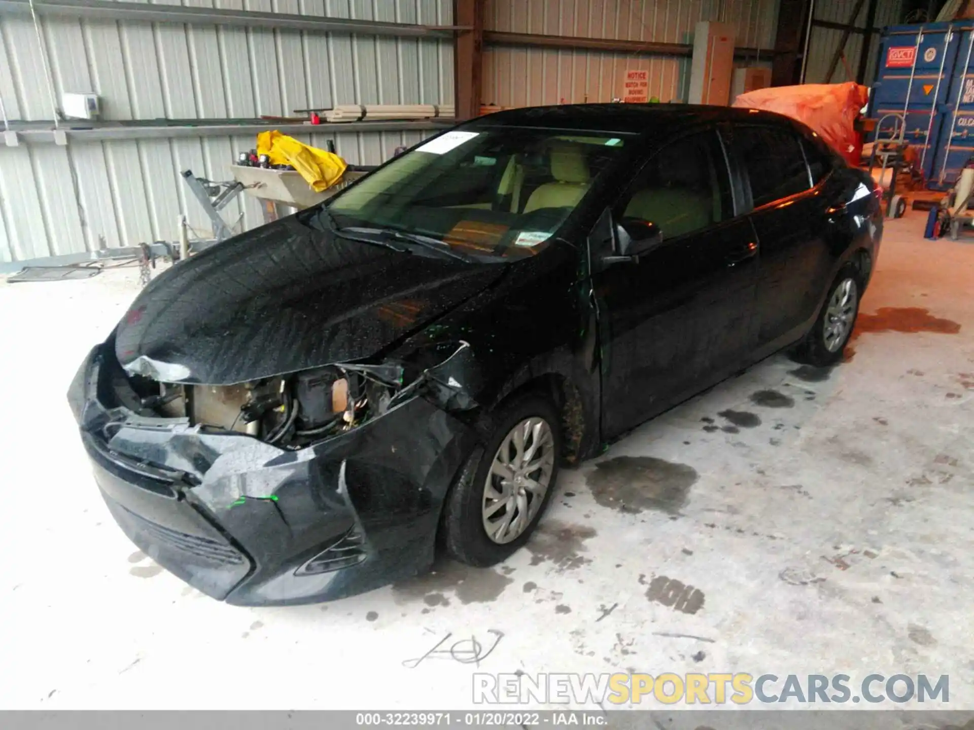 2 Photograph of a damaged car 2T1BURHE4KC209865 TOYOTA COROLLA 2019