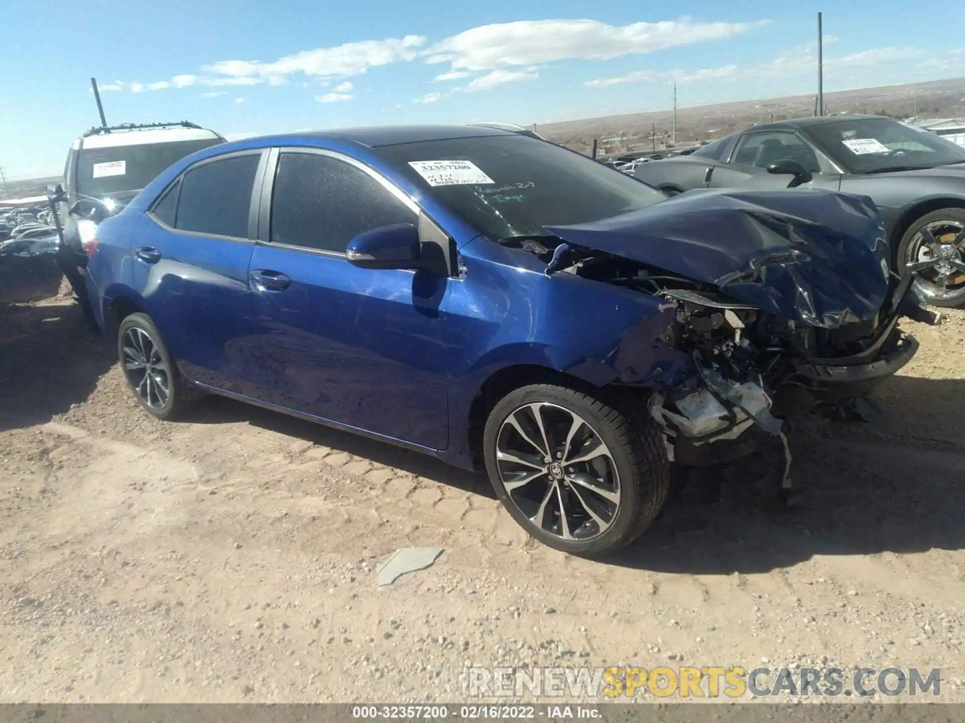 1 Photograph of a damaged car 2T1BURHE4KC210112 TOYOTA COROLLA 2019