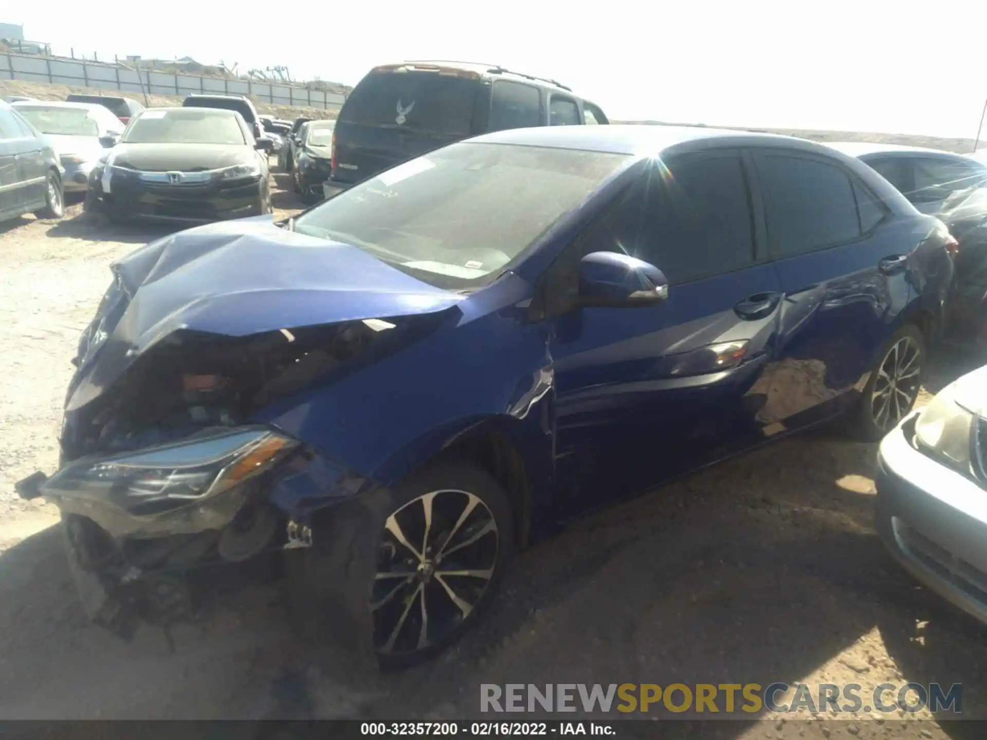 2 Photograph of a damaged car 2T1BURHE4KC210112 TOYOTA COROLLA 2019