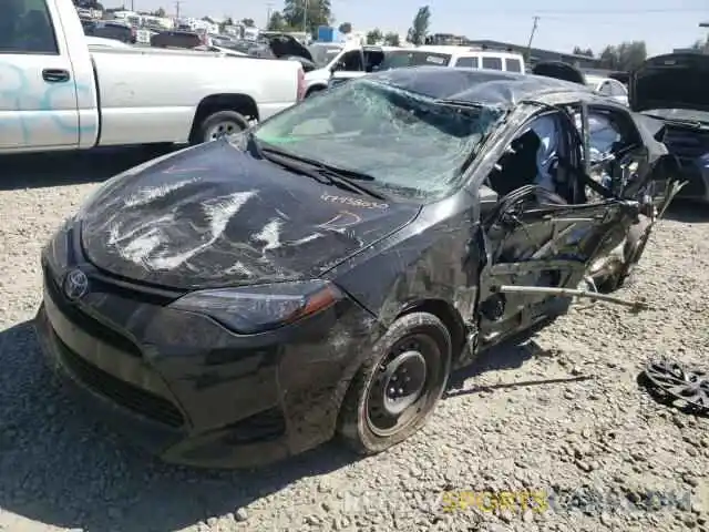 2 Photograph of a damaged car 2T1BURHE4KC210983 TOYOTA COROLLA 2019