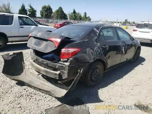 4 Photograph of a damaged car 2T1BURHE4KC210983 TOYOTA COROLLA 2019