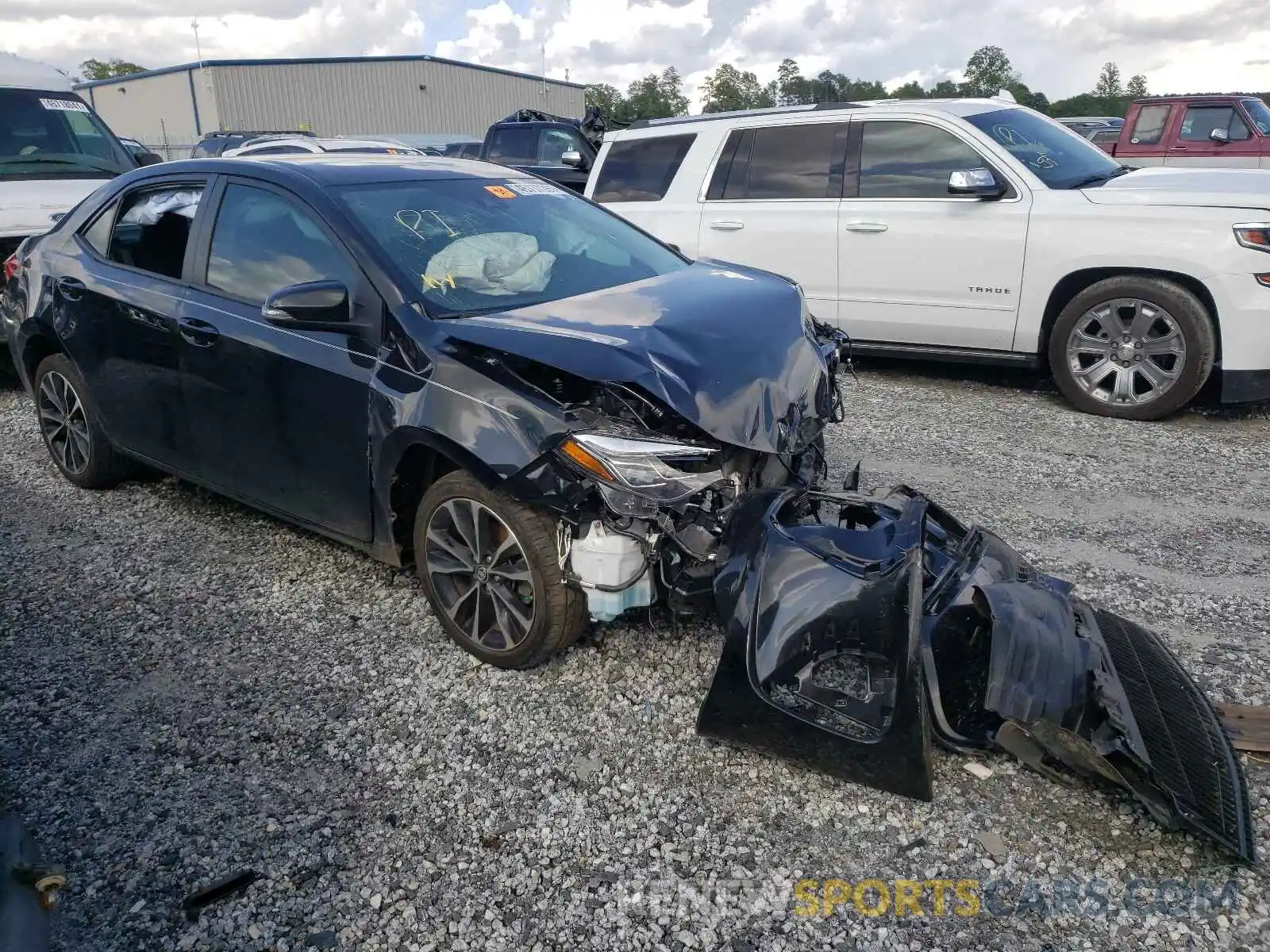 1 Photograph of a damaged car 2T1BURHE4KC211258 TOYOTA COROLLA 2019