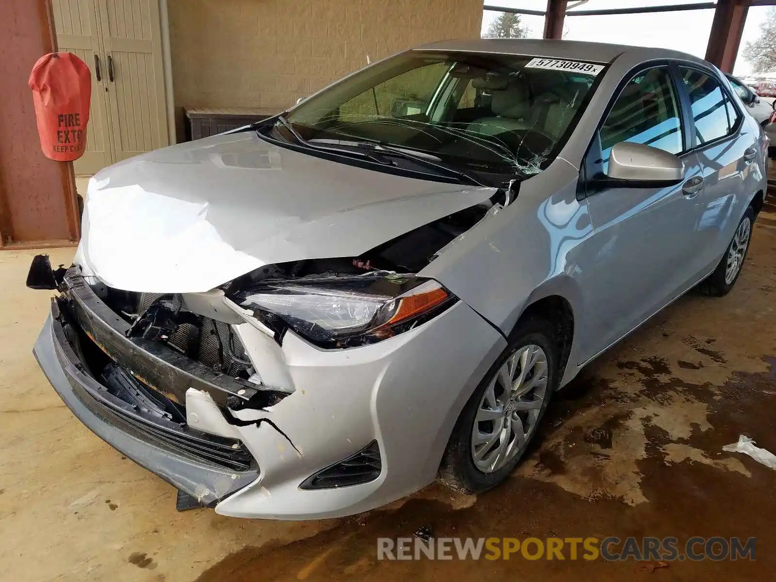 2 Photograph of a damaged car 2T1BURHE4KC211311 TOYOTA COROLLA 2019