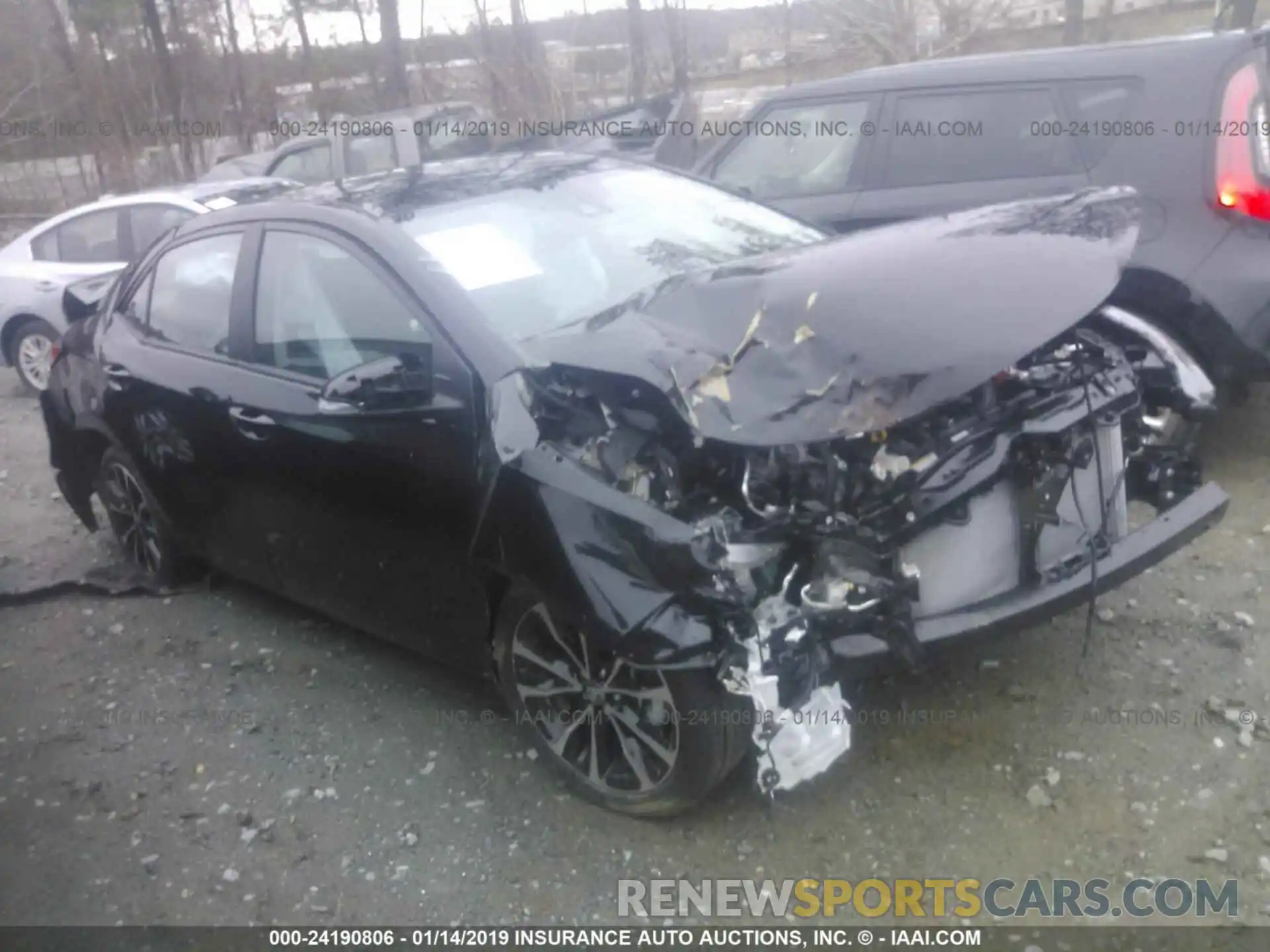 1 Photograph of a damaged car 2T1BURHE4KC211924 TOYOTA COROLLA 2019