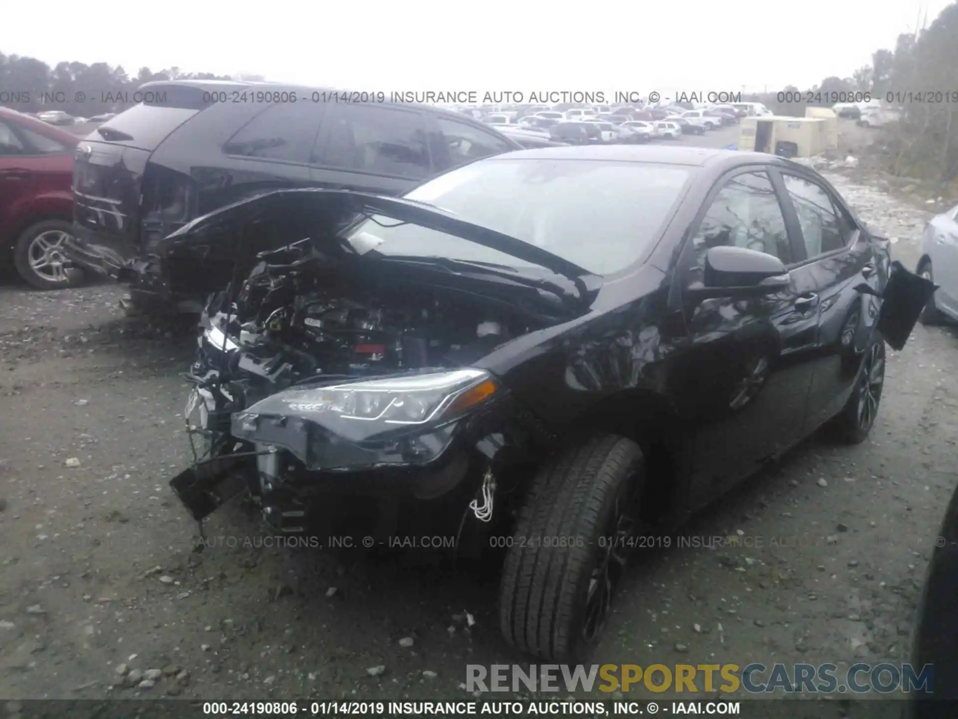 2 Photograph of a damaged car 2T1BURHE4KC211924 TOYOTA COROLLA 2019