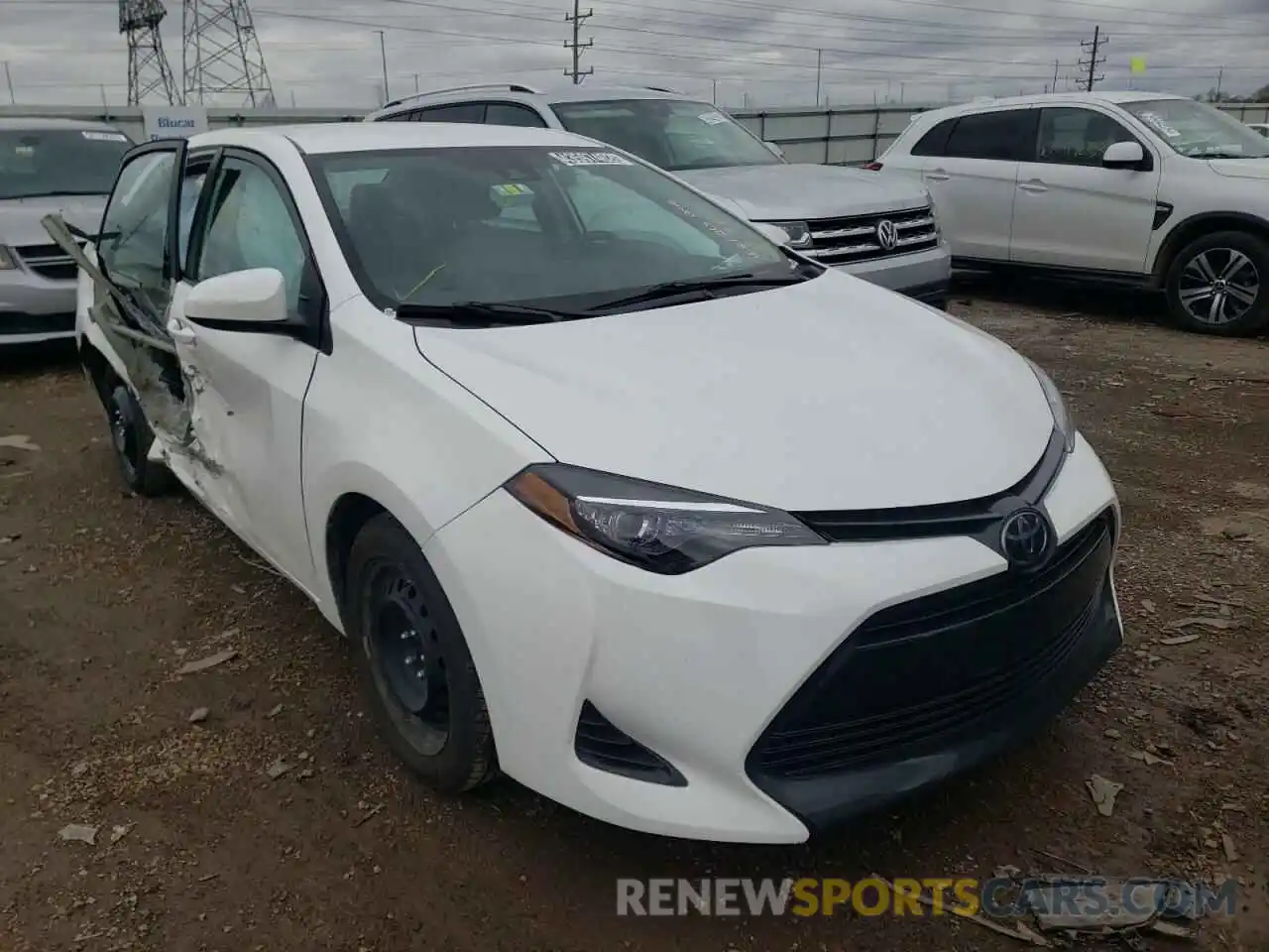 1 Photograph of a damaged car 2T1BURHE4KC212054 TOYOTA COROLLA 2019