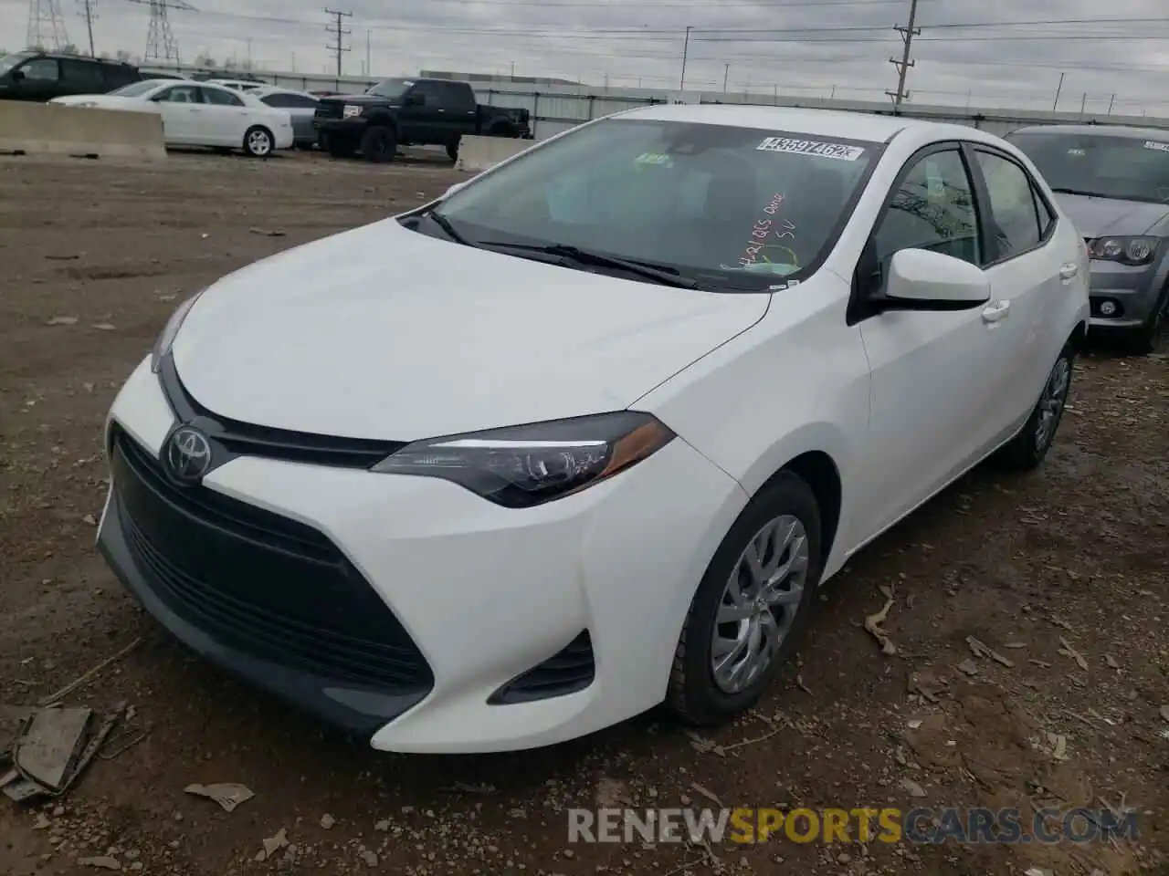 2 Photograph of a damaged car 2T1BURHE4KC212054 TOYOTA COROLLA 2019