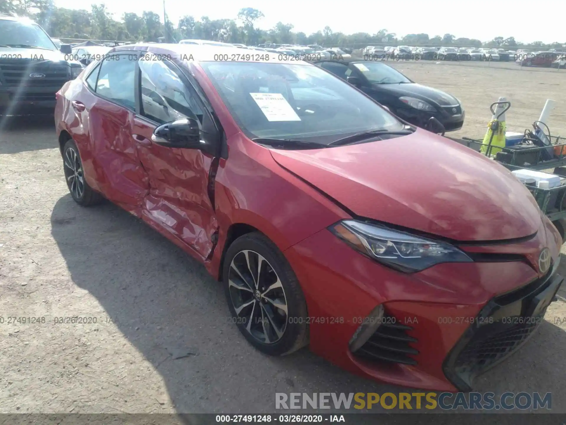 6 Photograph of a damaged car 2T1BURHE4KC213074 TOYOTA COROLLA 2019