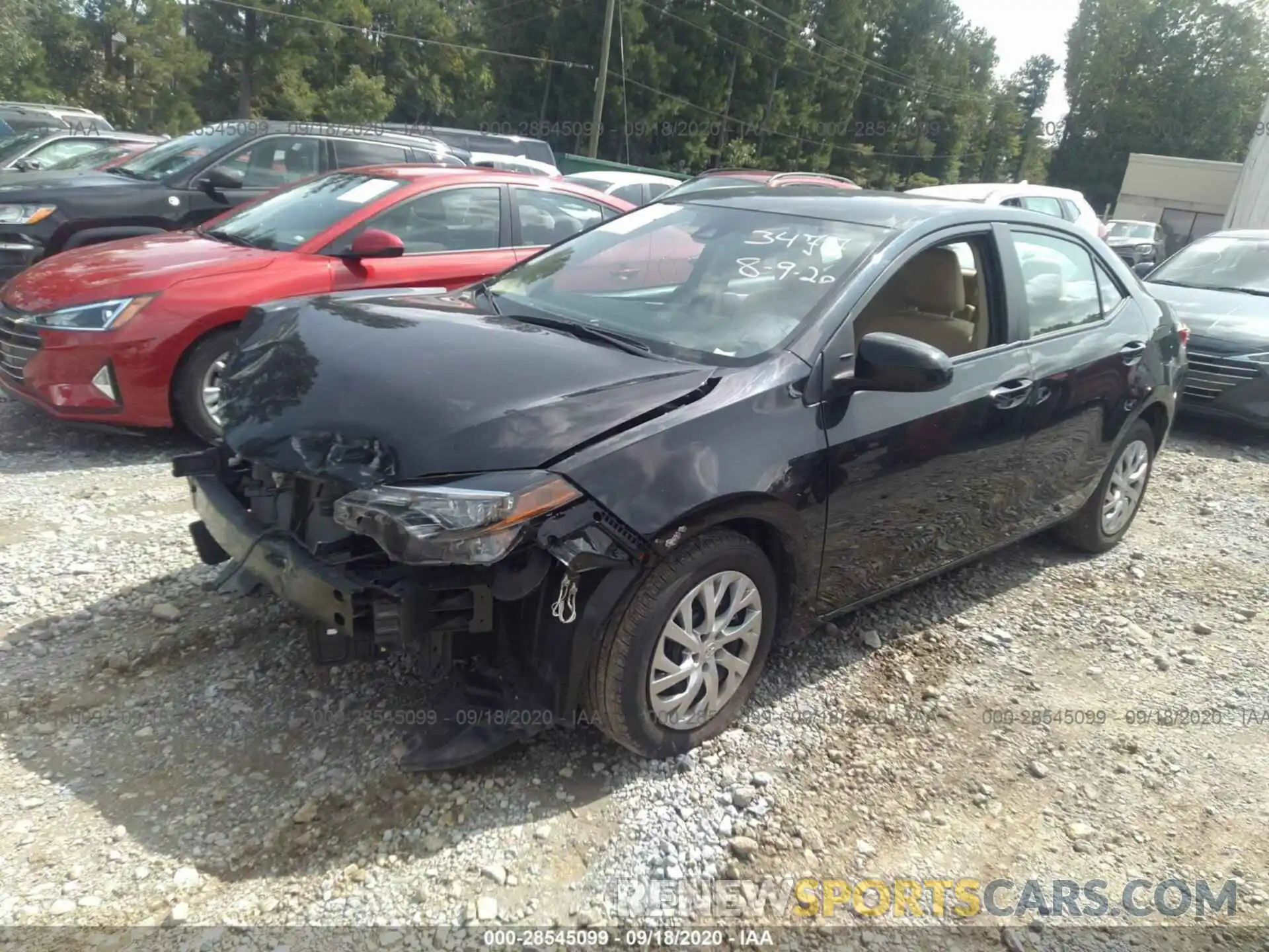 2 Photograph of a damaged car 2T1BURHE4KC213477 TOYOTA COROLLA 2019