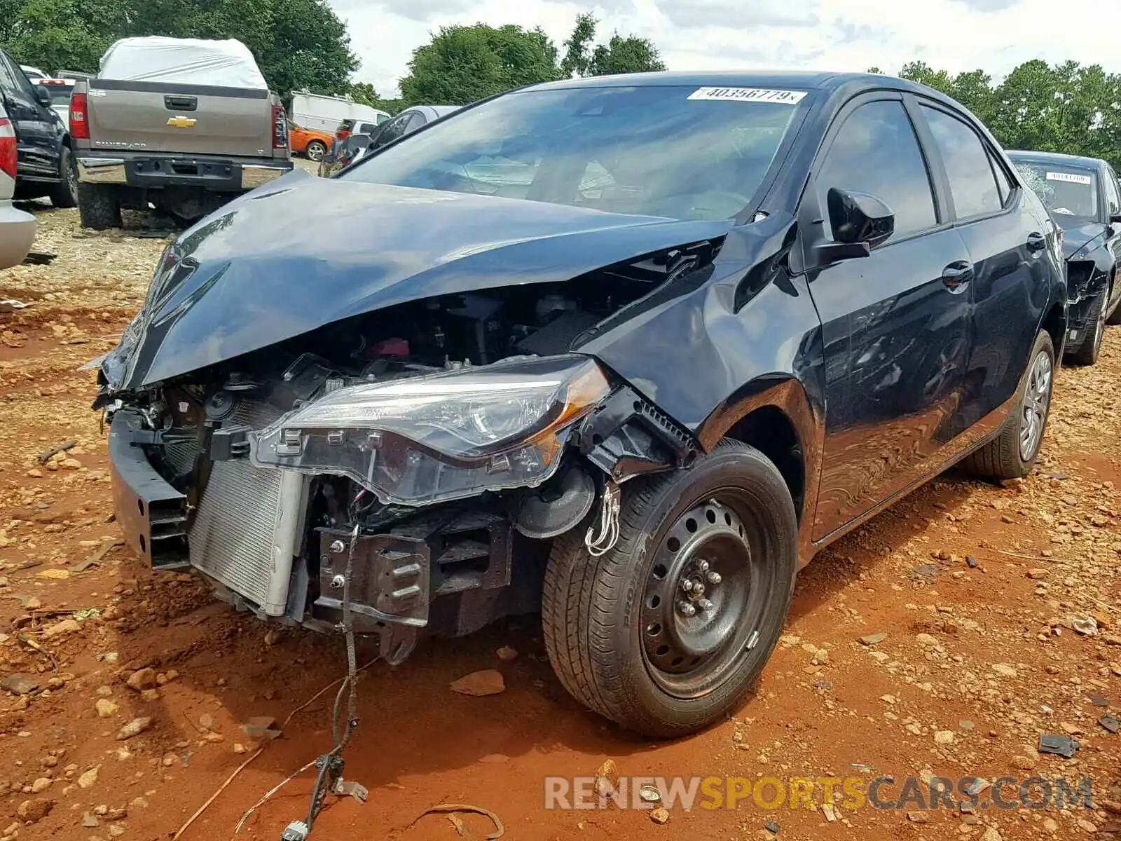 2 Photograph of a damaged car 2T1BURHE4KC213575 TOYOTA COROLLA 2019