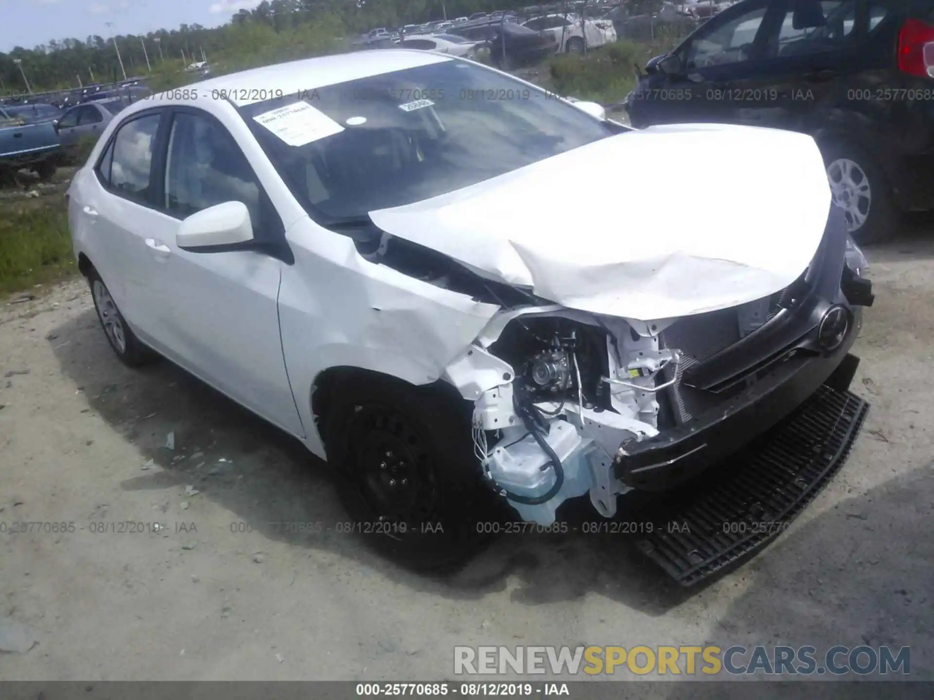 1 Photograph of a damaged car 2T1BURHE4KC214158 TOYOTA COROLLA 2019