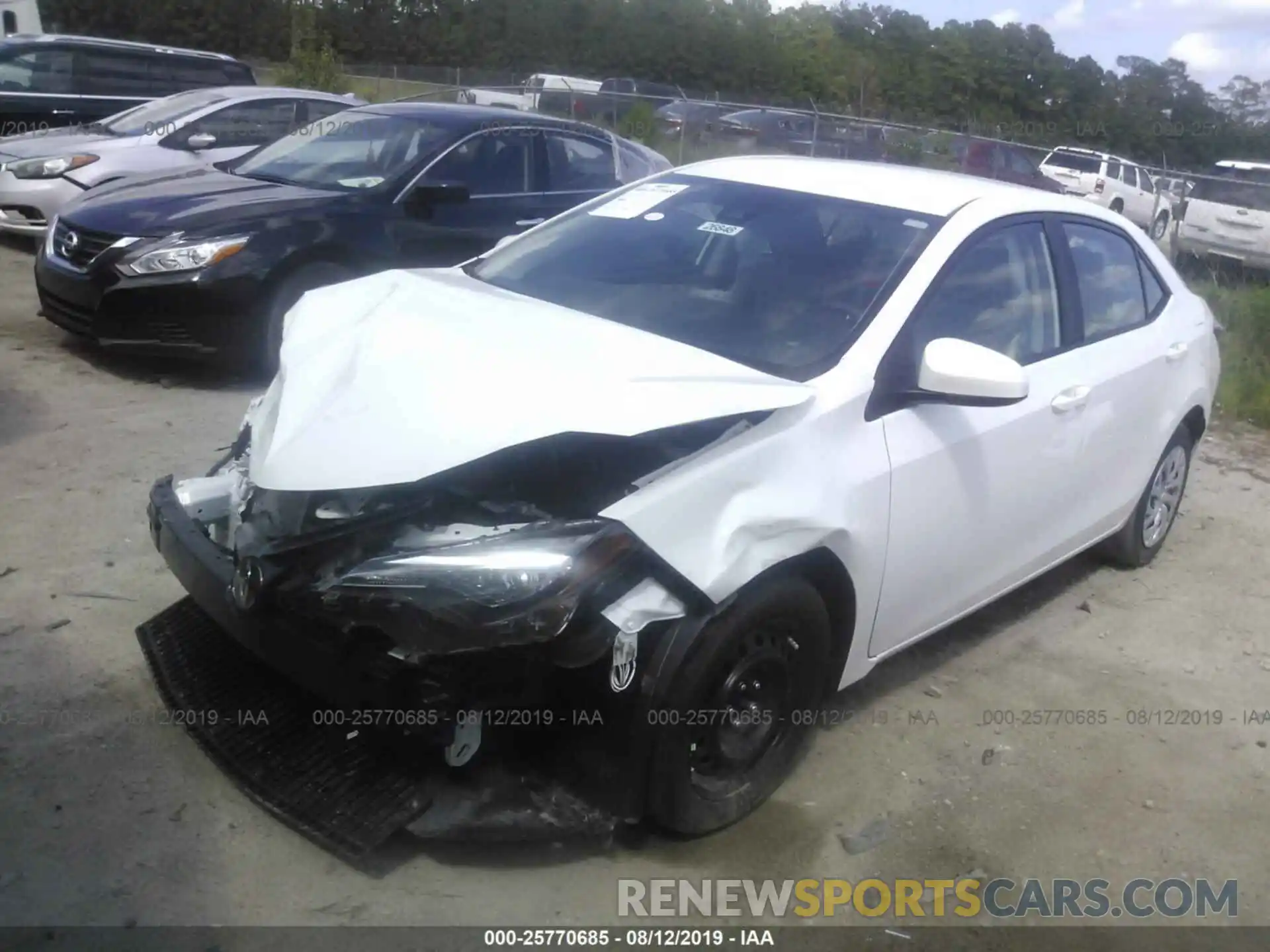 2 Photograph of a damaged car 2T1BURHE4KC214158 TOYOTA COROLLA 2019