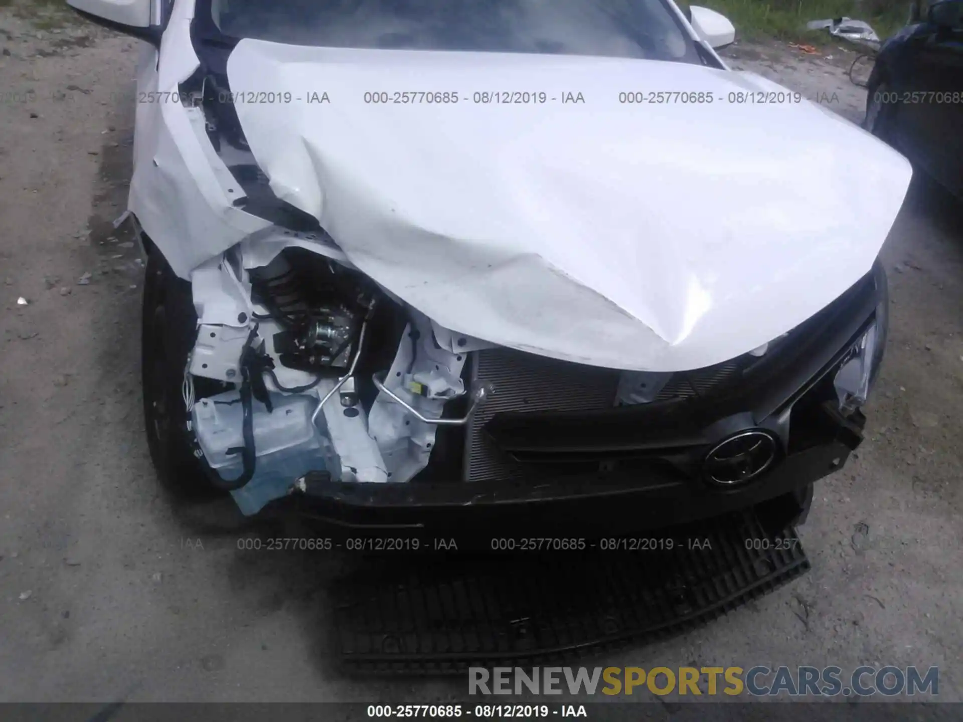 6 Photograph of a damaged car 2T1BURHE4KC214158 TOYOTA COROLLA 2019