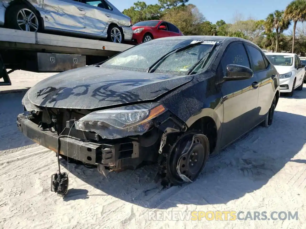 2 Photograph of a damaged car 2T1BURHE4KC214550 TOYOTA COROLLA 2019