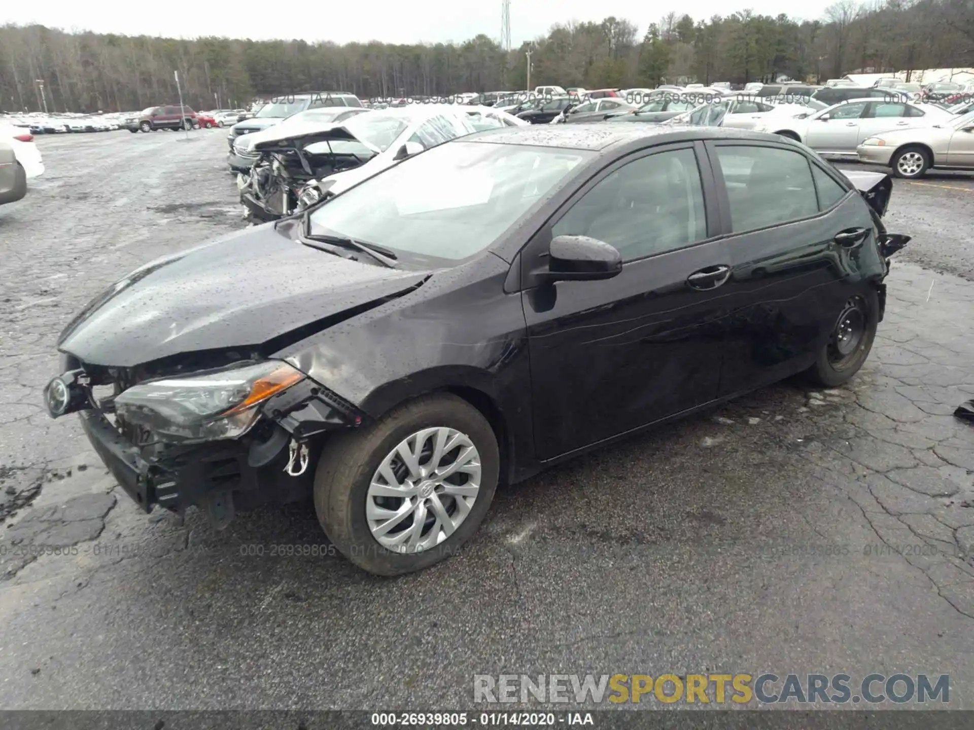 2 Photograph of a damaged car 2T1BURHE4KC214757 TOYOTA COROLLA 2019