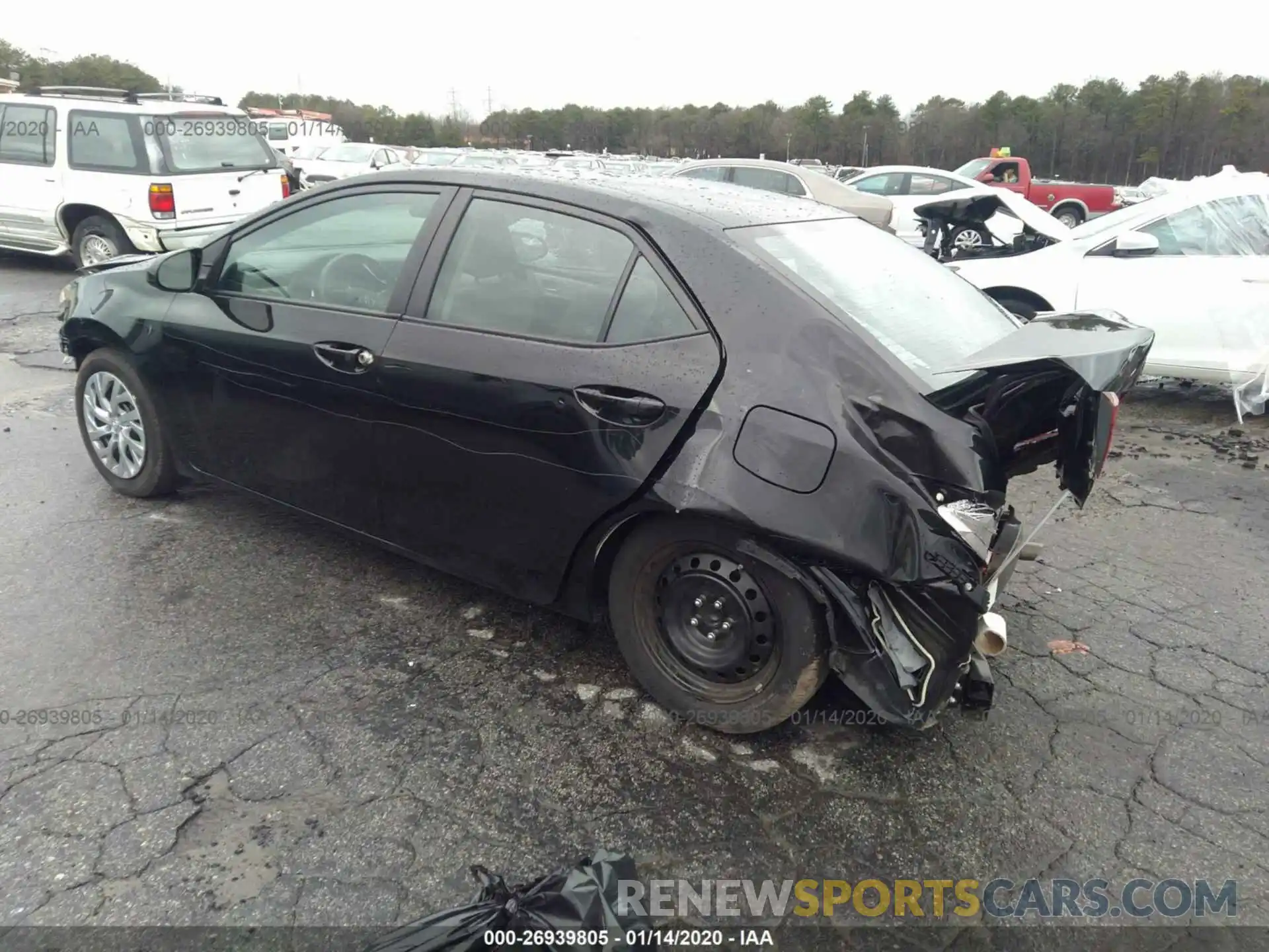 3 Photograph of a damaged car 2T1BURHE4KC214757 TOYOTA COROLLA 2019