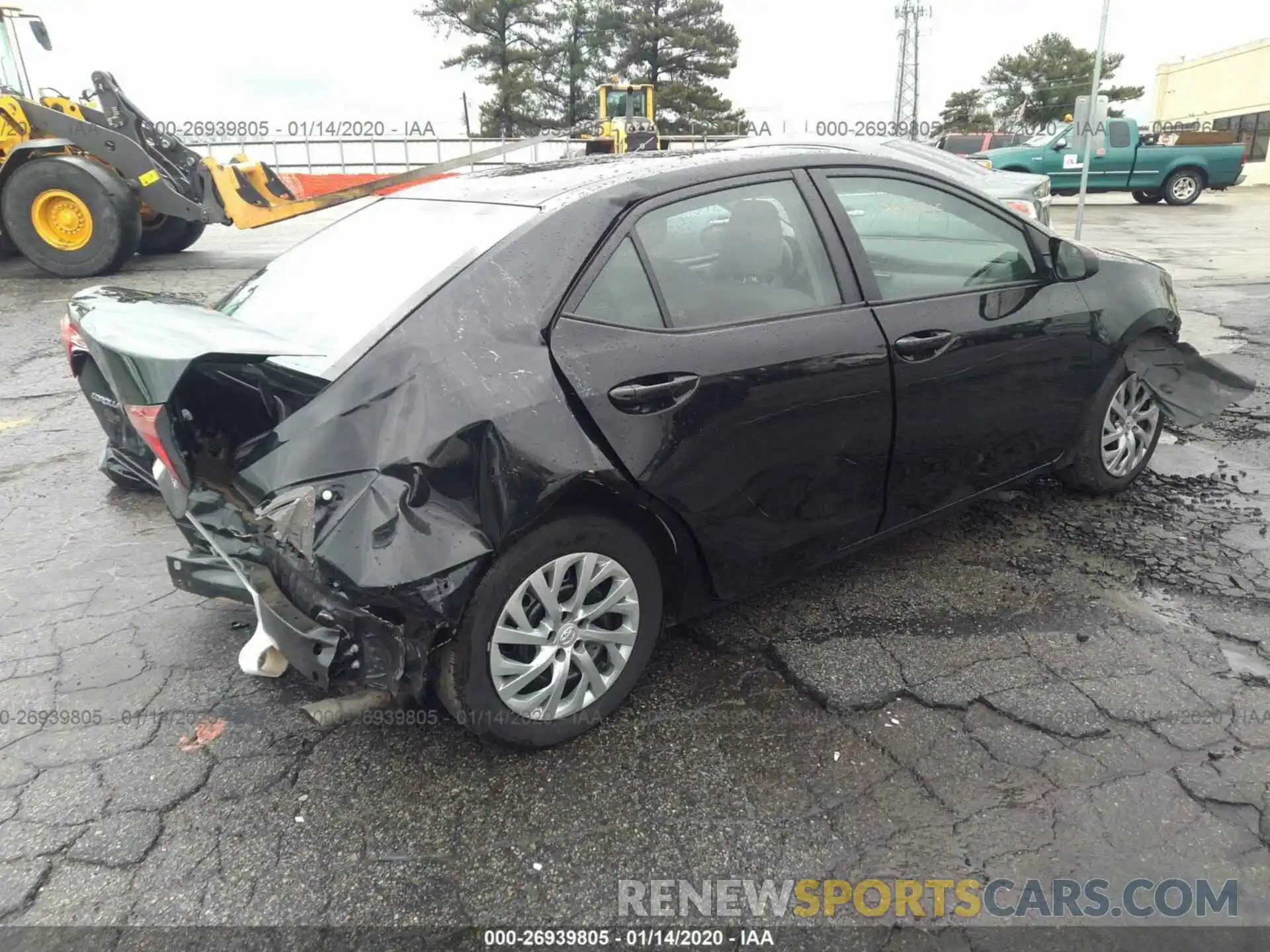 4 Photograph of a damaged car 2T1BURHE4KC214757 TOYOTA COROLLA 2019