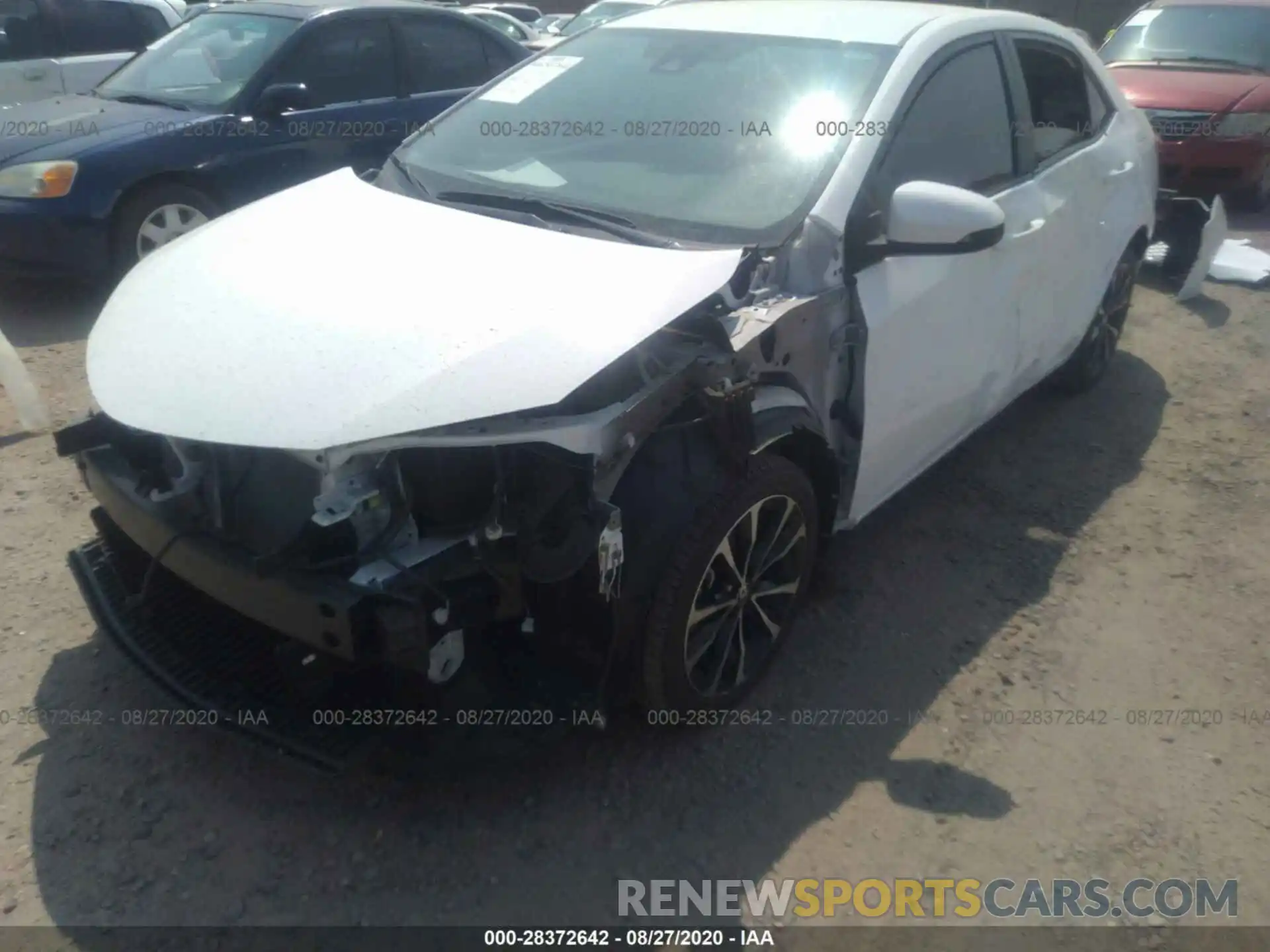 2 Photograph of a damaged car 2T1BURHE4KC215200 TOYOTA COROLLA 2019