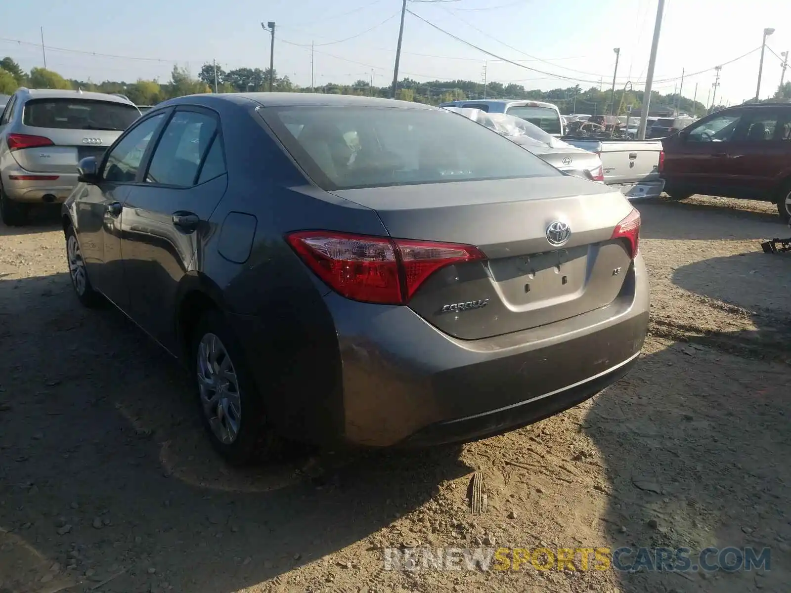 3 Photograph of a damaged car 2T1BURHE4KC215309 TOYOTA COROLLA 2019