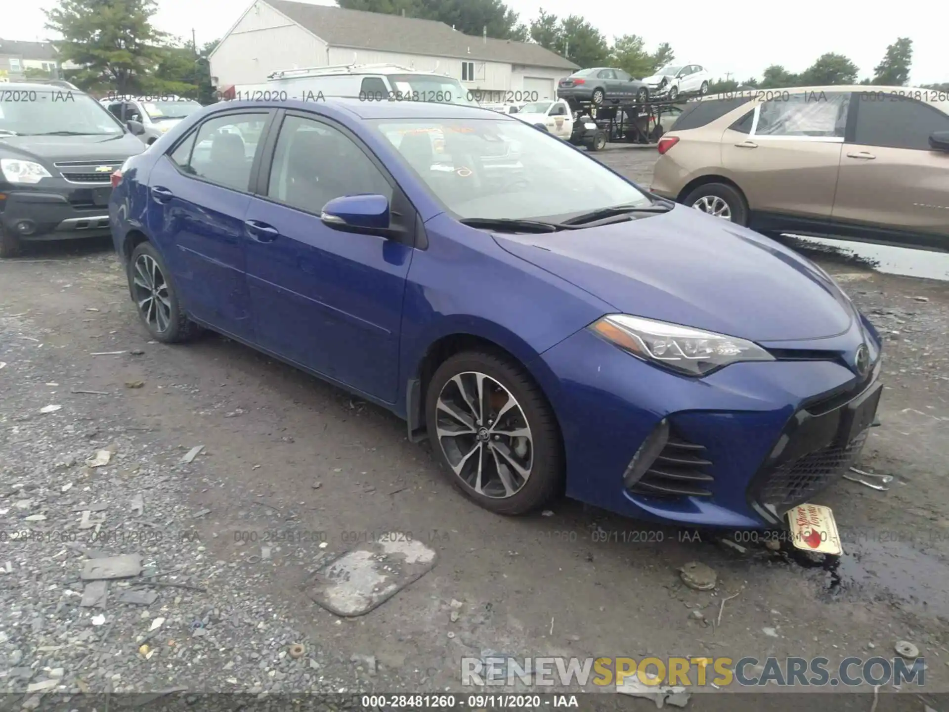 1 Photograph of a damaged car 2T1BURHE4KC216122 TOYOTA COROLLA 2019