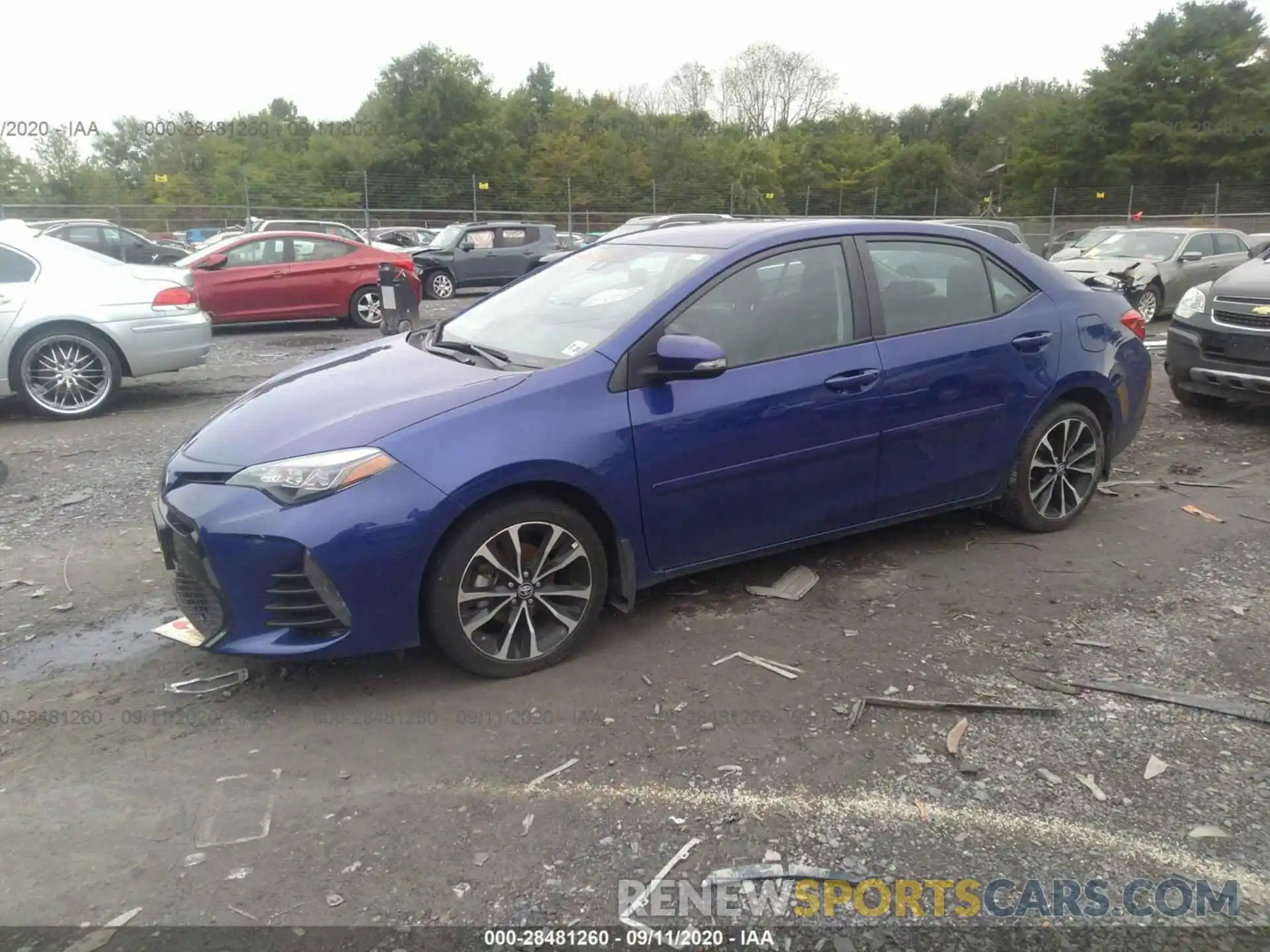 2 Photograph of a damaged car 2T1BURHE4KC216122 TOYOTA COROLLA 2019