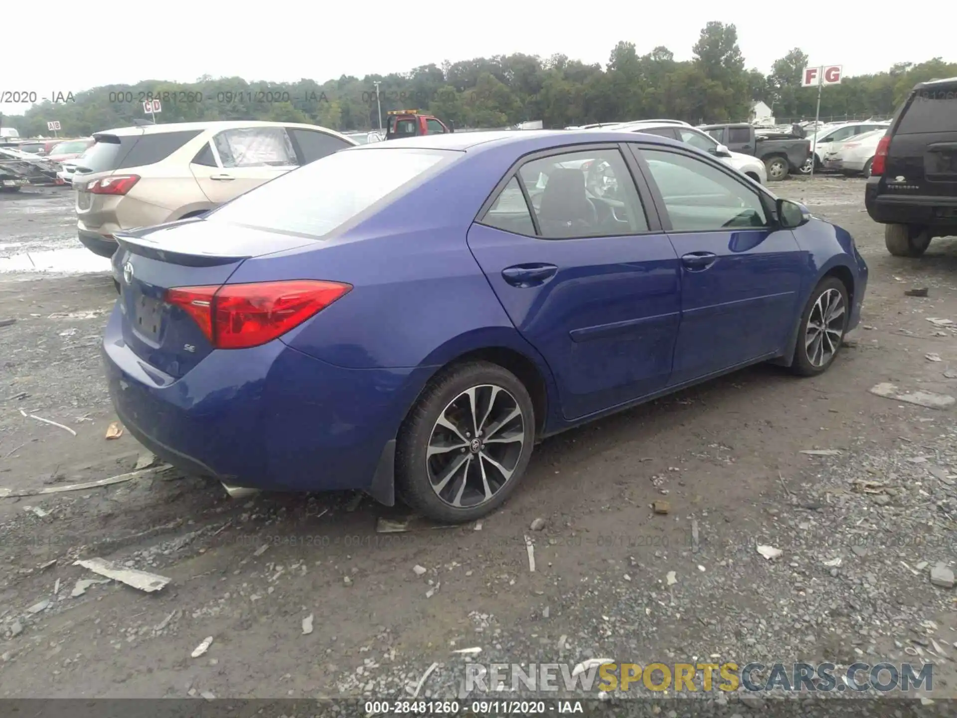 4 Photograph of a damaged car 2T1BURHE4KC216122 TOYOTA COROLLA 2019