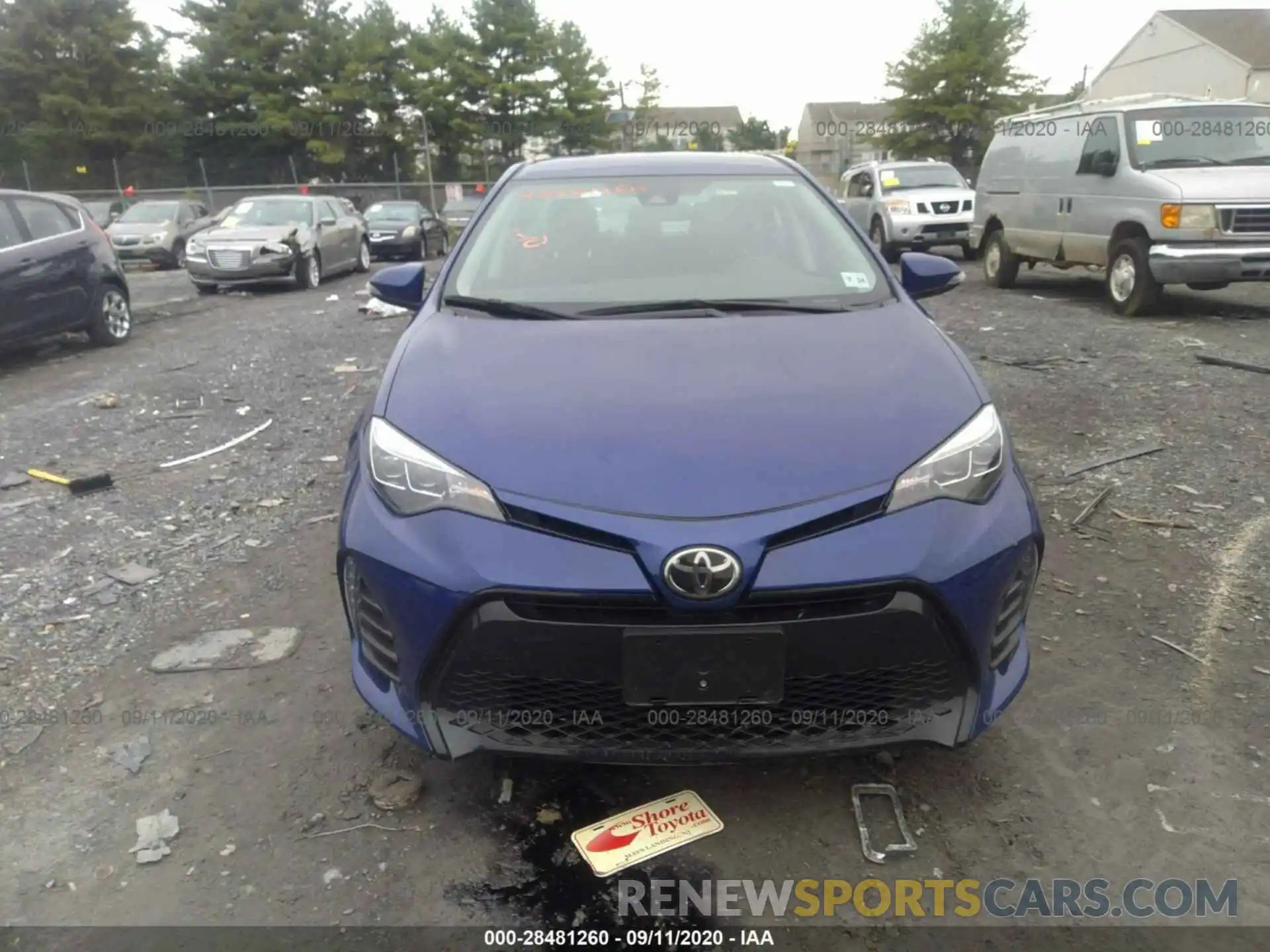 6 Photograph of a damaged car 2T1BURHE4KC216122 TOYOTA COROLLA 2019