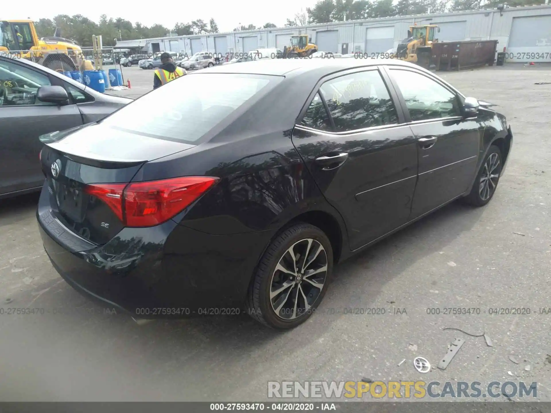 4 Photograph of a damaged car 2T1BURHE4KC216234 TOYOTA COROLLA 2019