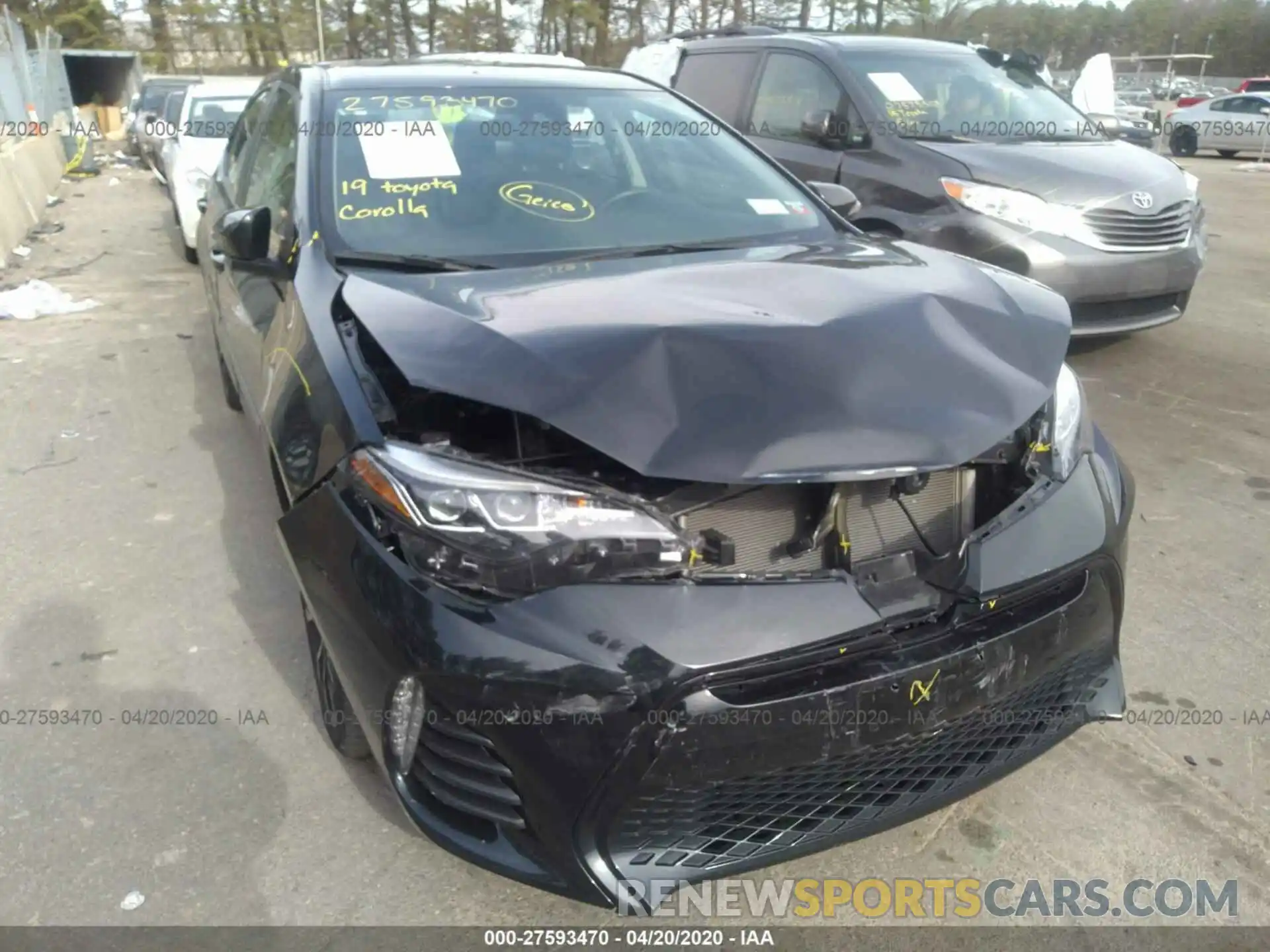 6 Photograph of a damaged car 2T1BURHE4KC216234 TOYOTA COROLLA 2019