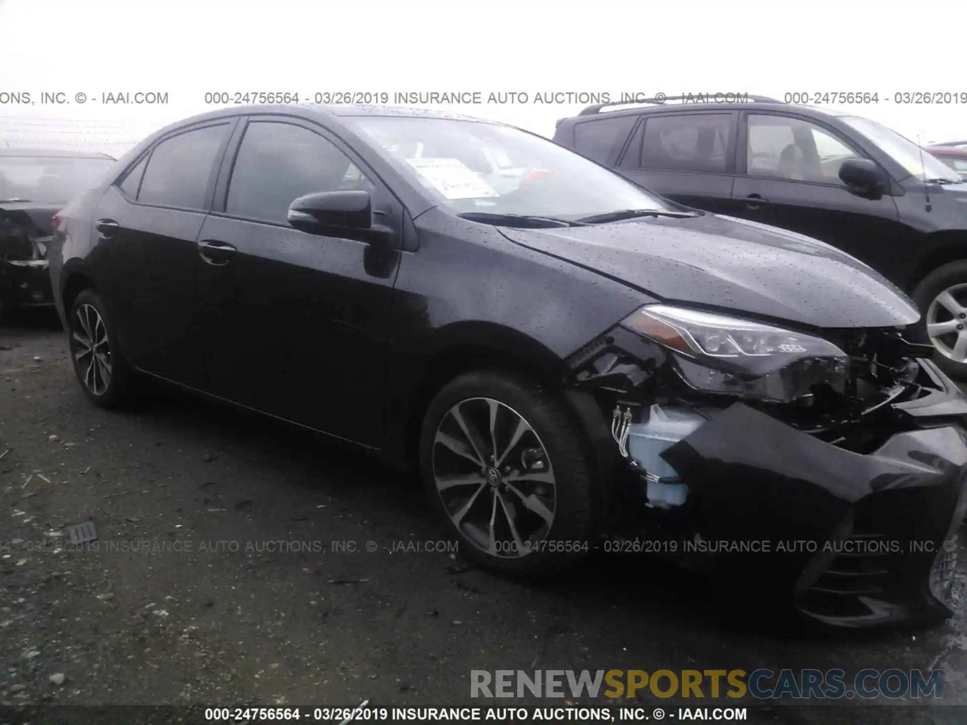 1 Photograph of a damaged car 2T1BURHE4KC216783 TOYOTA COROLLA 2019