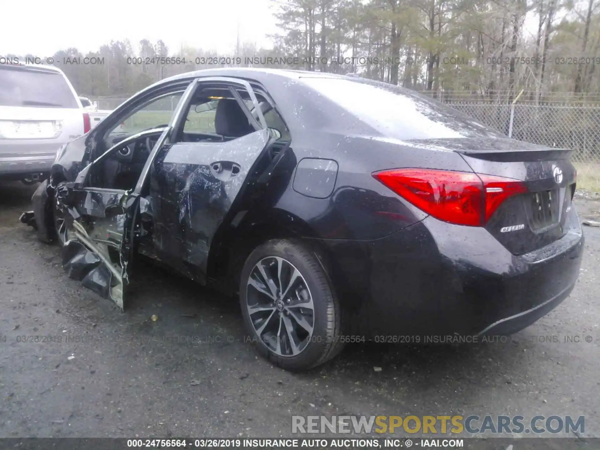 3 Photograph of a damaged car 2T1BURHE4KC216783 TOYOTA COROLLA 2019