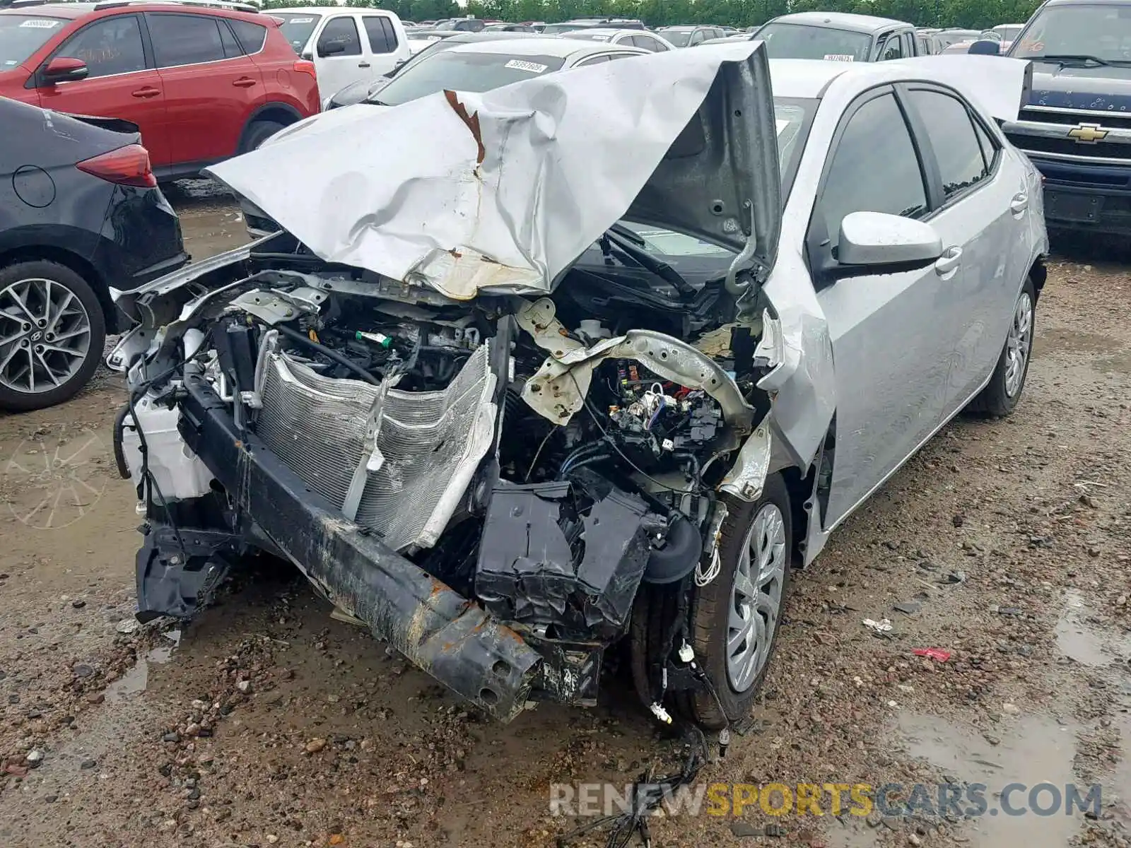 2 Photograph of a damaged car 2T1BURHE4KC216802 TOYOTA COROLLA 2019