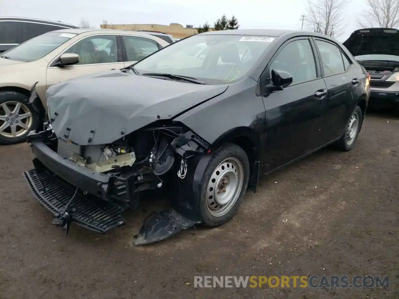 2 Photograph of a damaged car 2T1BURHE4KC217304 TOYOTA COROLLA 2019