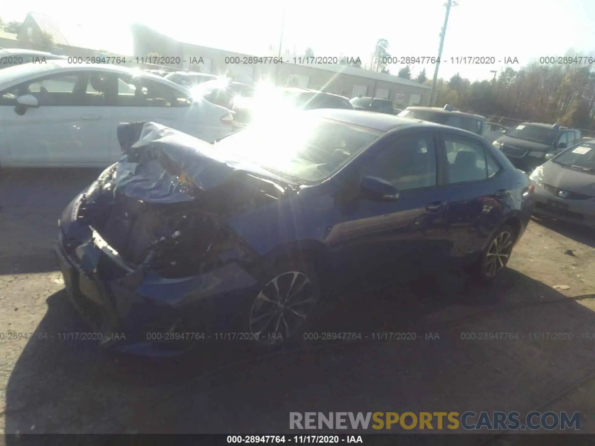 2 Photograph of a damaged car 2T1BURHE4KC217657 TOYOTA COROLLA 2019