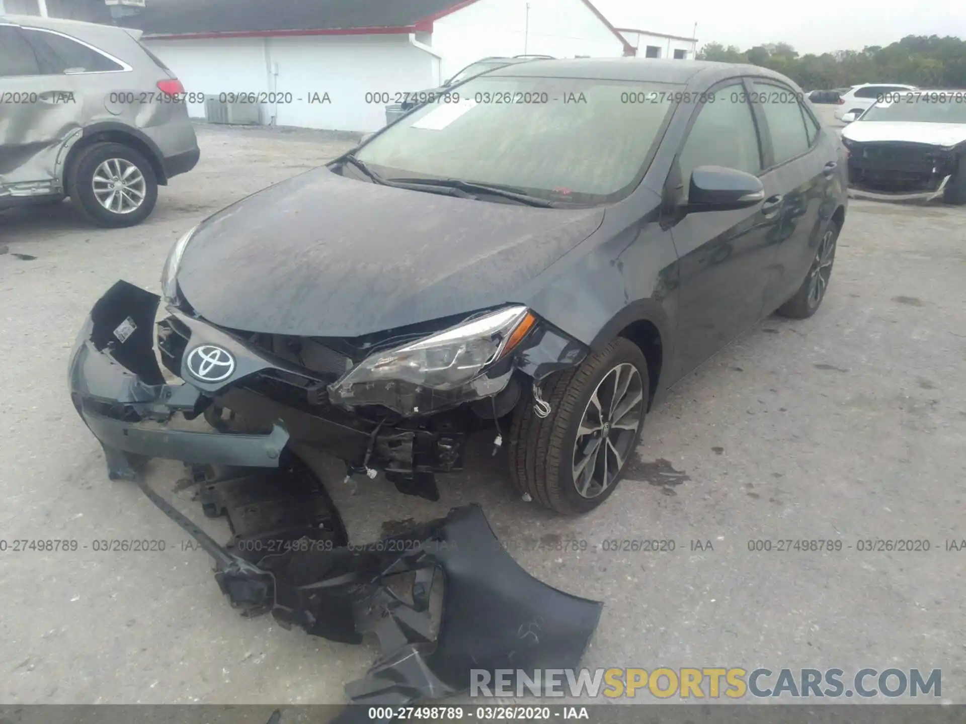 2 Photograph of a damaged car 2T1BURHE4KC217934 TOYOTA COROLLA 2019