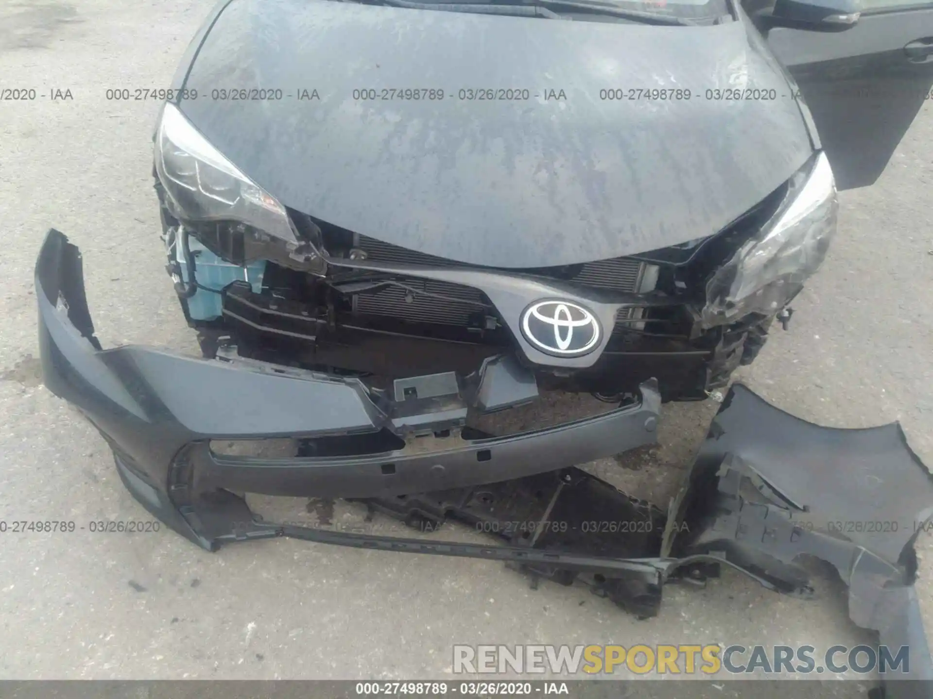 6 Photograph of a damaged car 2T1BURHE4KC217934 TOYOTA COROLLA 2019