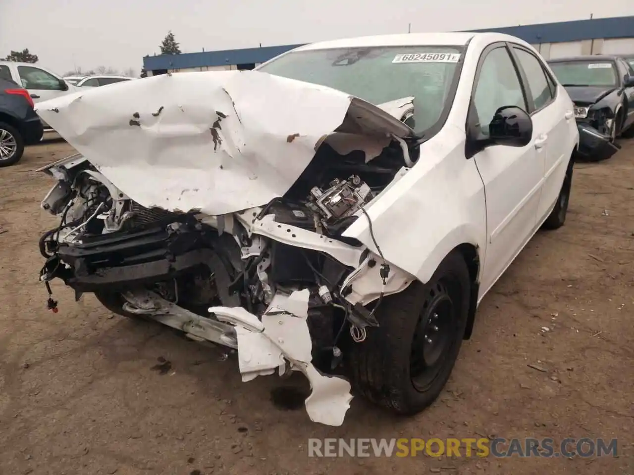 2 Photograph of a damaged car 2T1BURHE4KC219294 TOYOTA COROLLA 2019