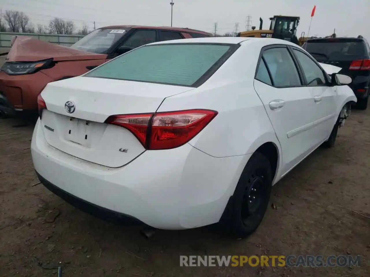 4 Photograph of a damaged car 2T1BURHE4KC219294 TOYOTA COROLLA 2019