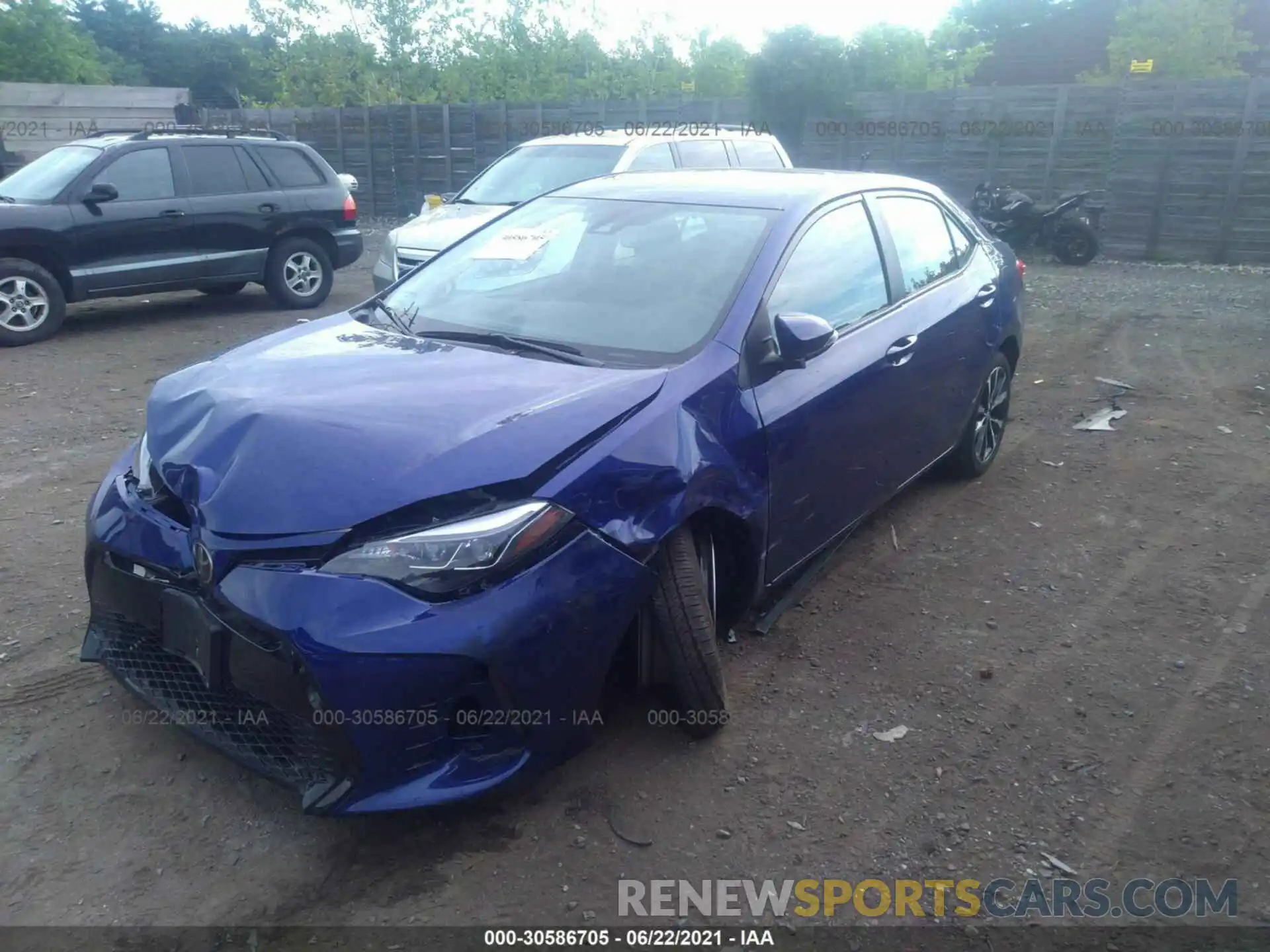 2 Photograph of a damaged car 2T1BURHE4KC219795 TOYOTA COROLLA 2019