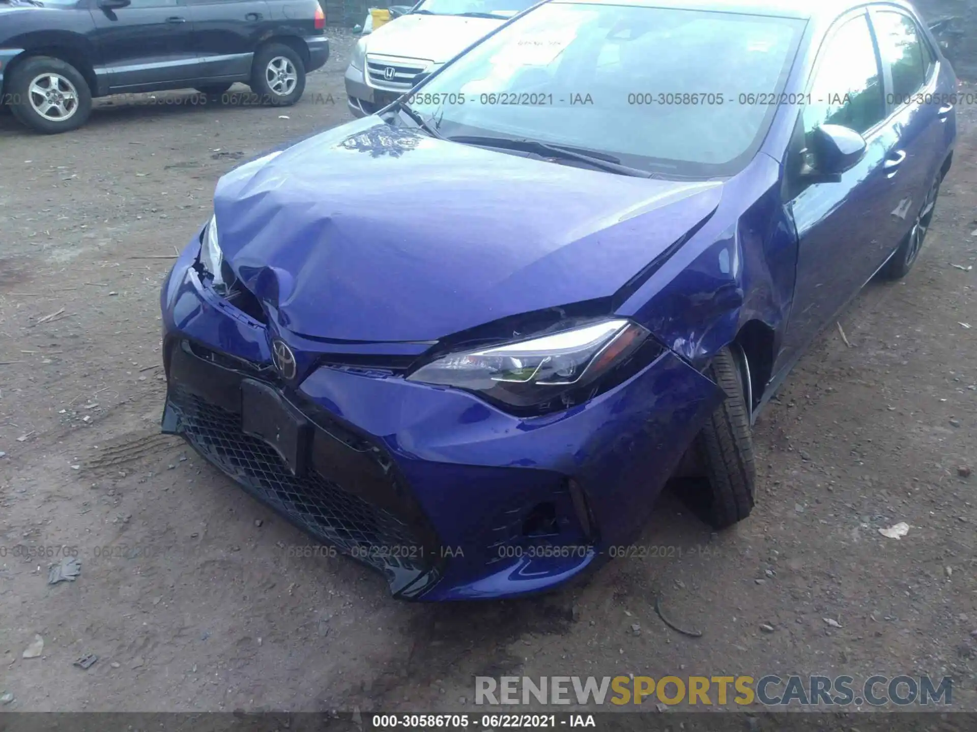 6 Photograph of a damaged car 2T1BURHE4KC219795 TOYOTA COROLLA 2019