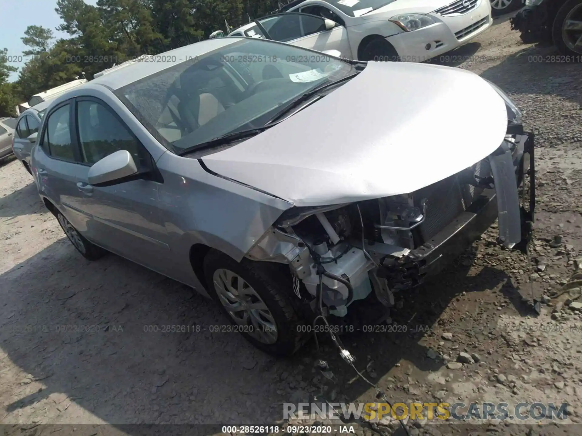 1 Photograph of a damaged car 2T1BURHE4KC220333 TOYOTA COROLLA 2019