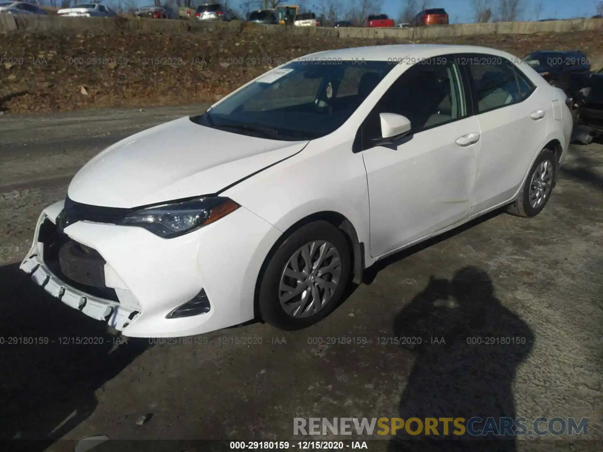 2 Photograph of a damaged car 2T1BURHE4KC220414 TOYOTA COROLLA 2019