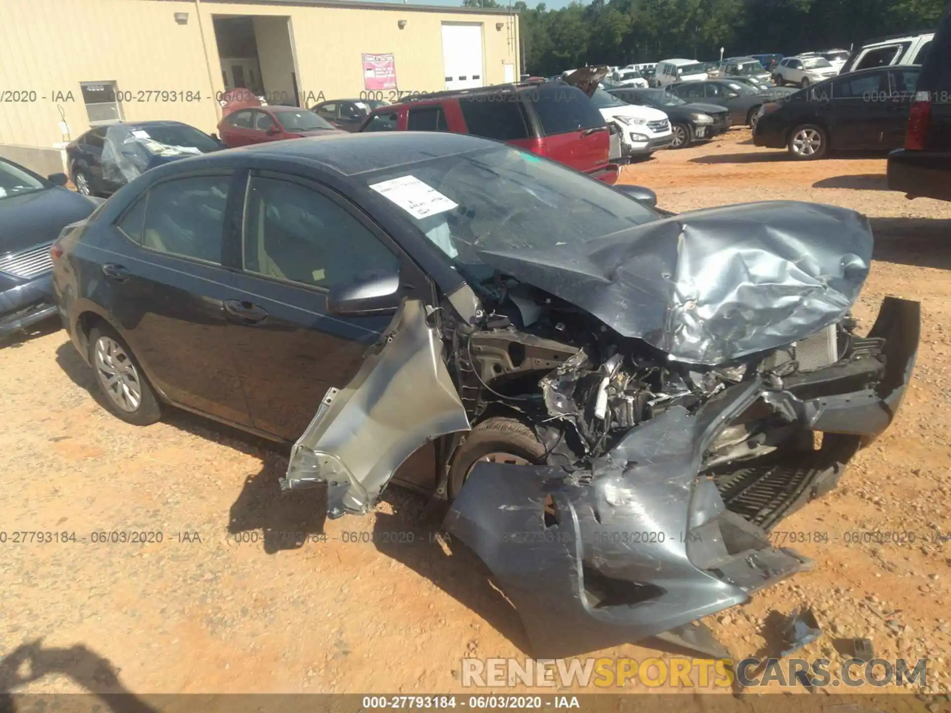 1 Photograph of a damaged car 2T1BURHE4KC220431 TOYOTA COROLLA 2019